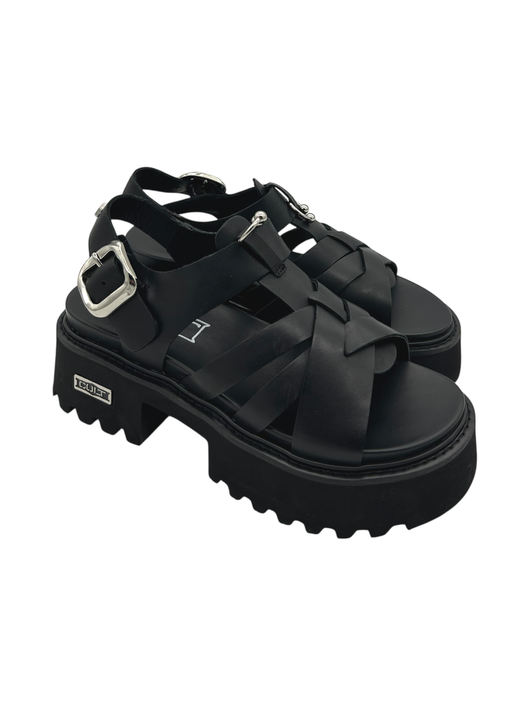 Sandalo pelle donna CULT Black - Cher 4535 -