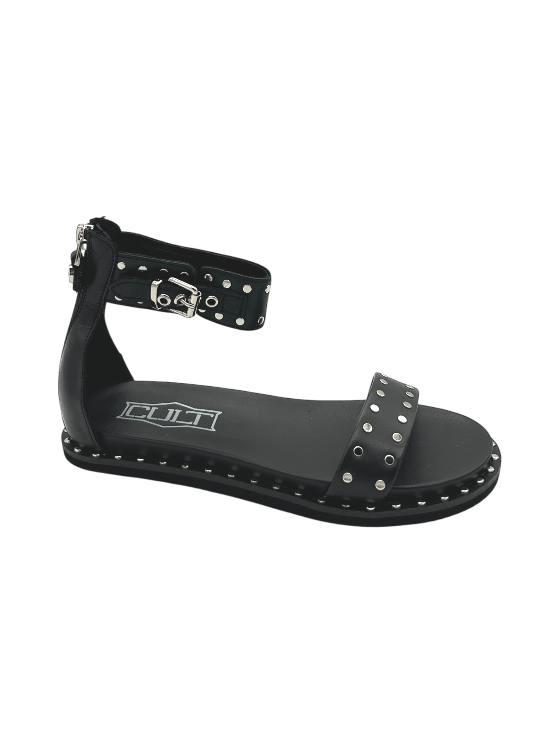 Sandalo pelle donna CULT Black - Roshelle 3885 -