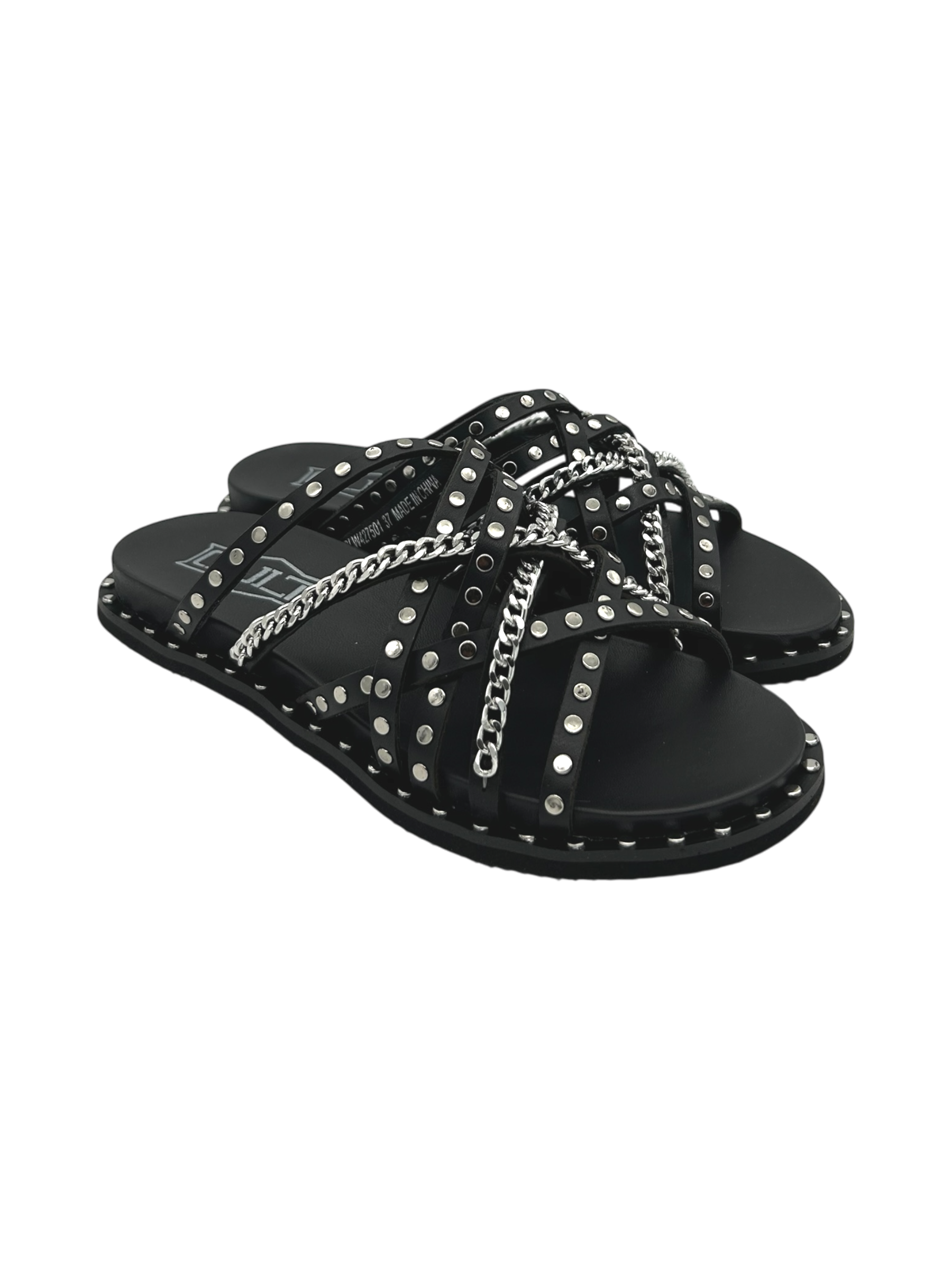 Ciabatta pelle donna CULT Black - Roshelle 4275 -