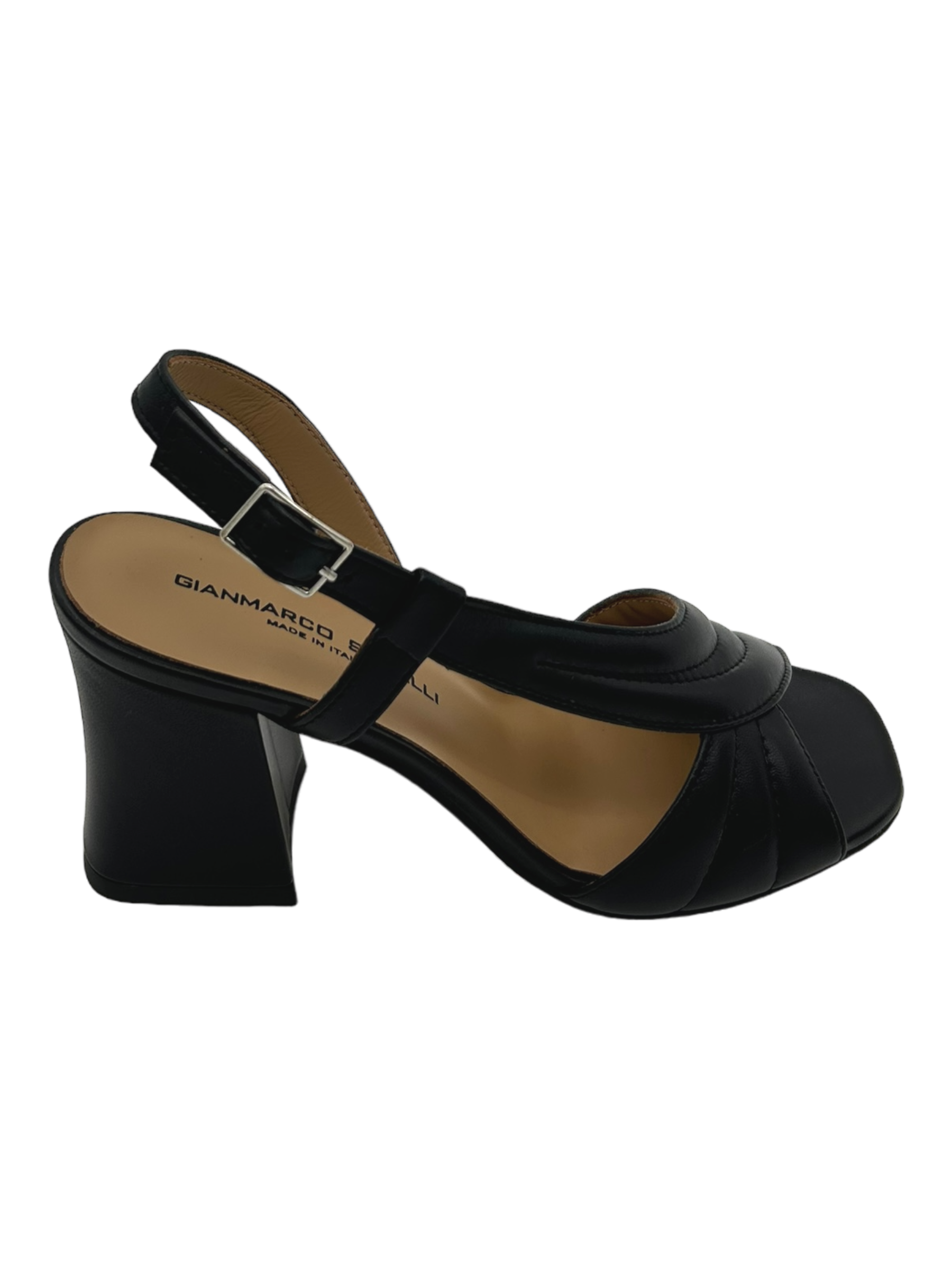 Sandalo pelle donna GIANMARCO SORELLI Alba Black - 2169 -