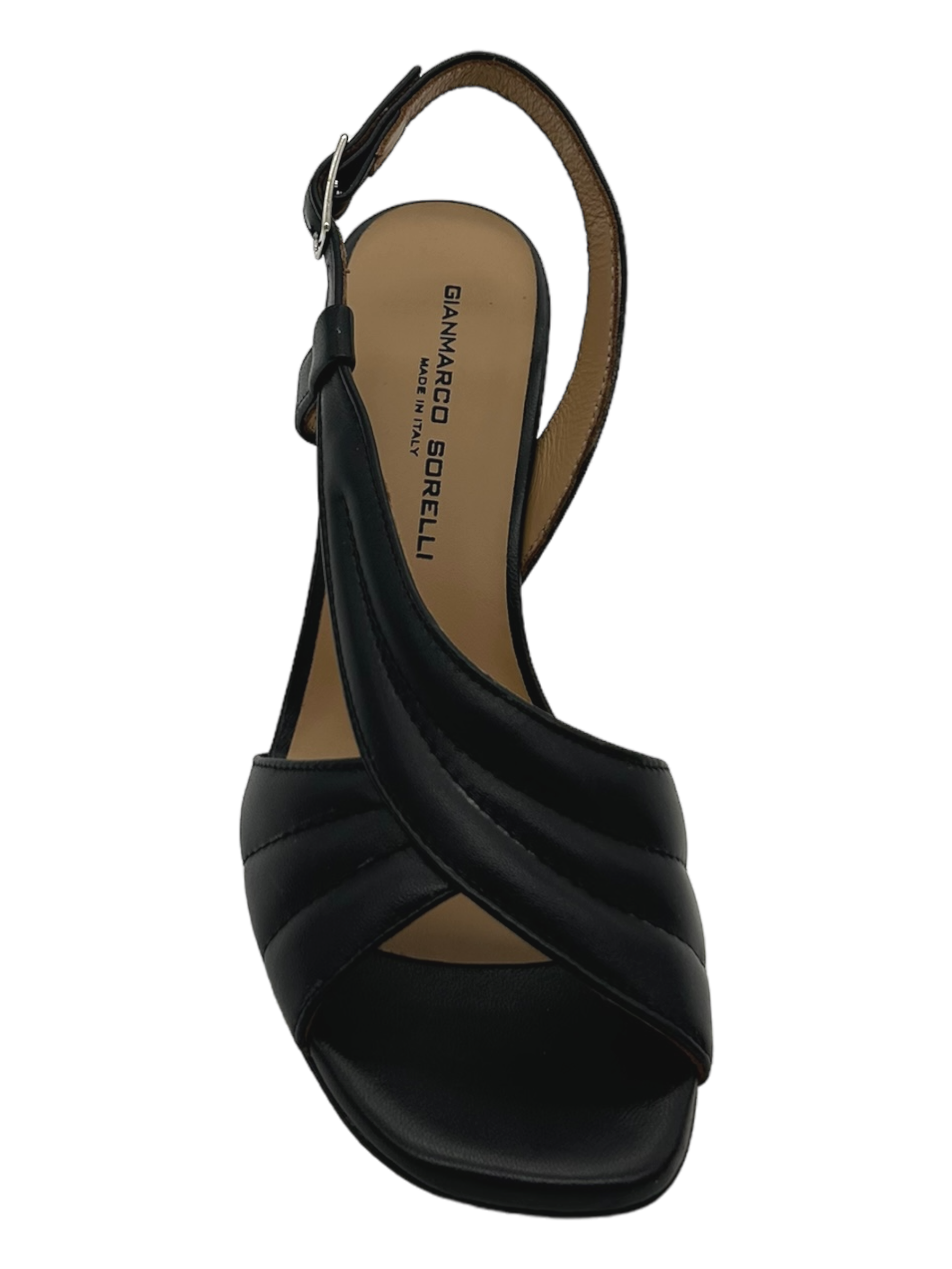 Sandalo pelle donna GIANMARCO SORELLI Alba Black - 2169 -