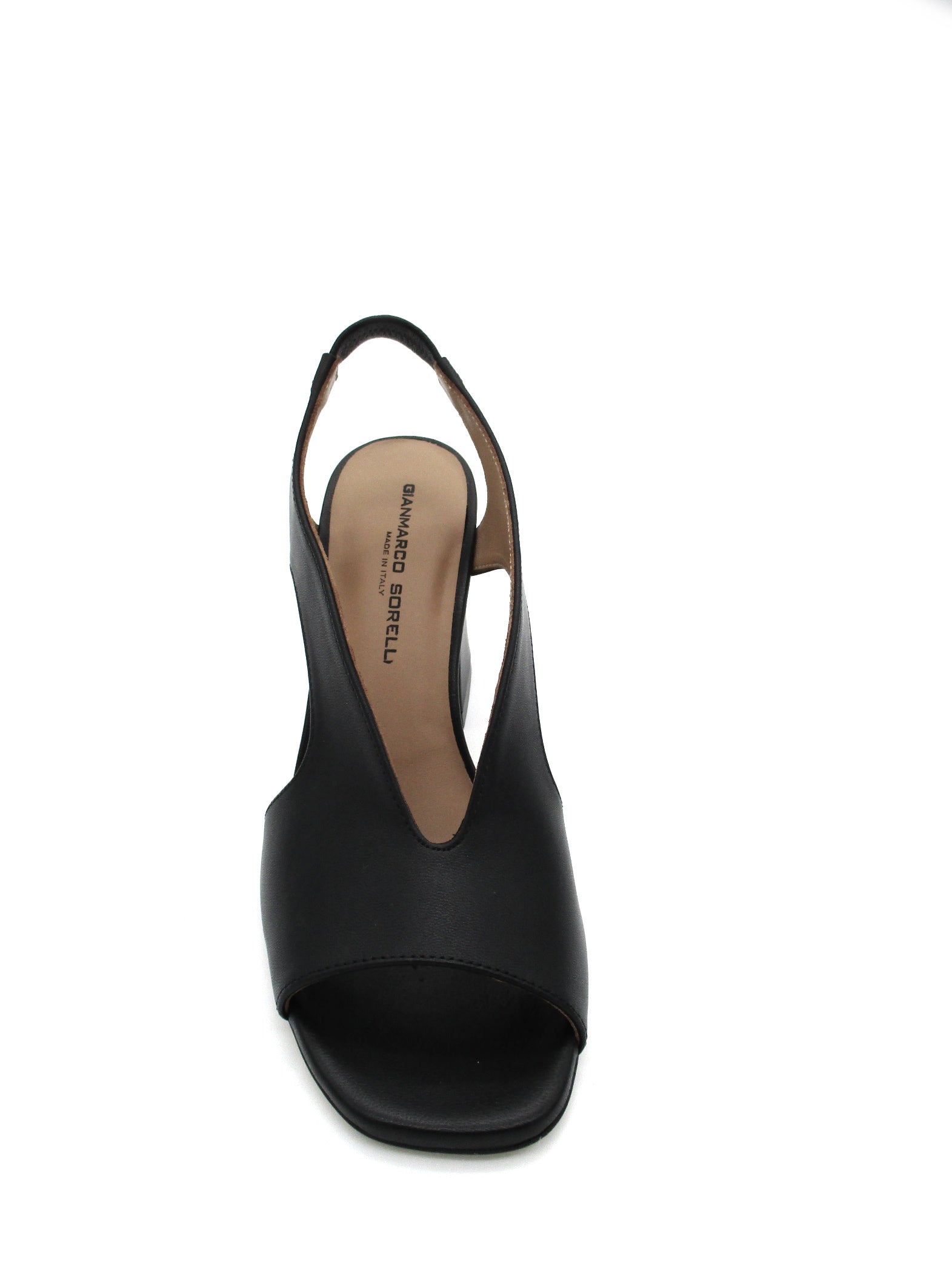 Sandalo pelle donna GIANMARCO SORELLI Alba Nero - 2164 -