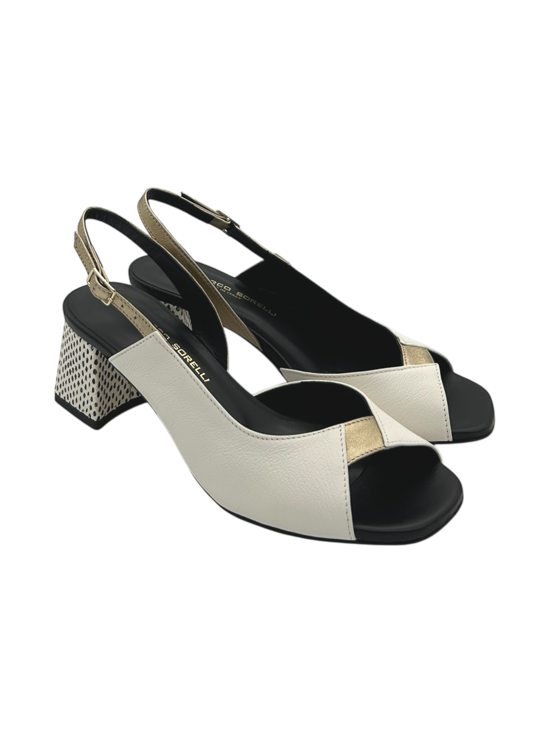 Sandalo pelle donna GIANMARCO SORELLI Bianco - 3007 Romy -