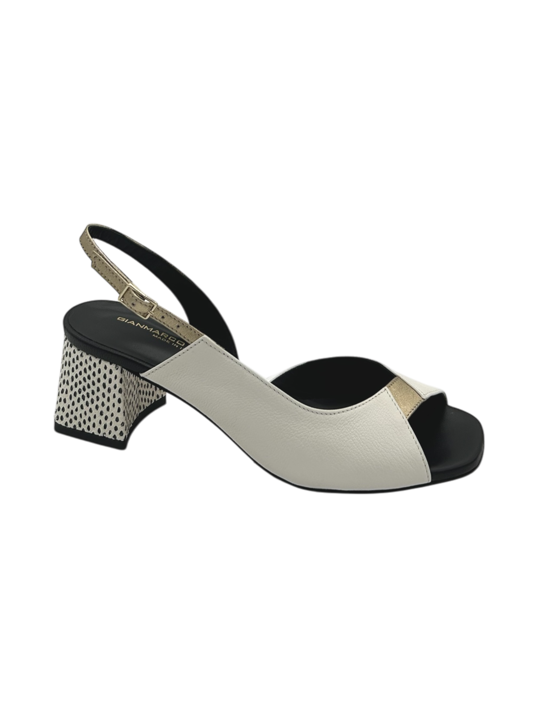 Sandalo pelle donna GIANMARCO SORELLI Bianco - 3007 Romy -
