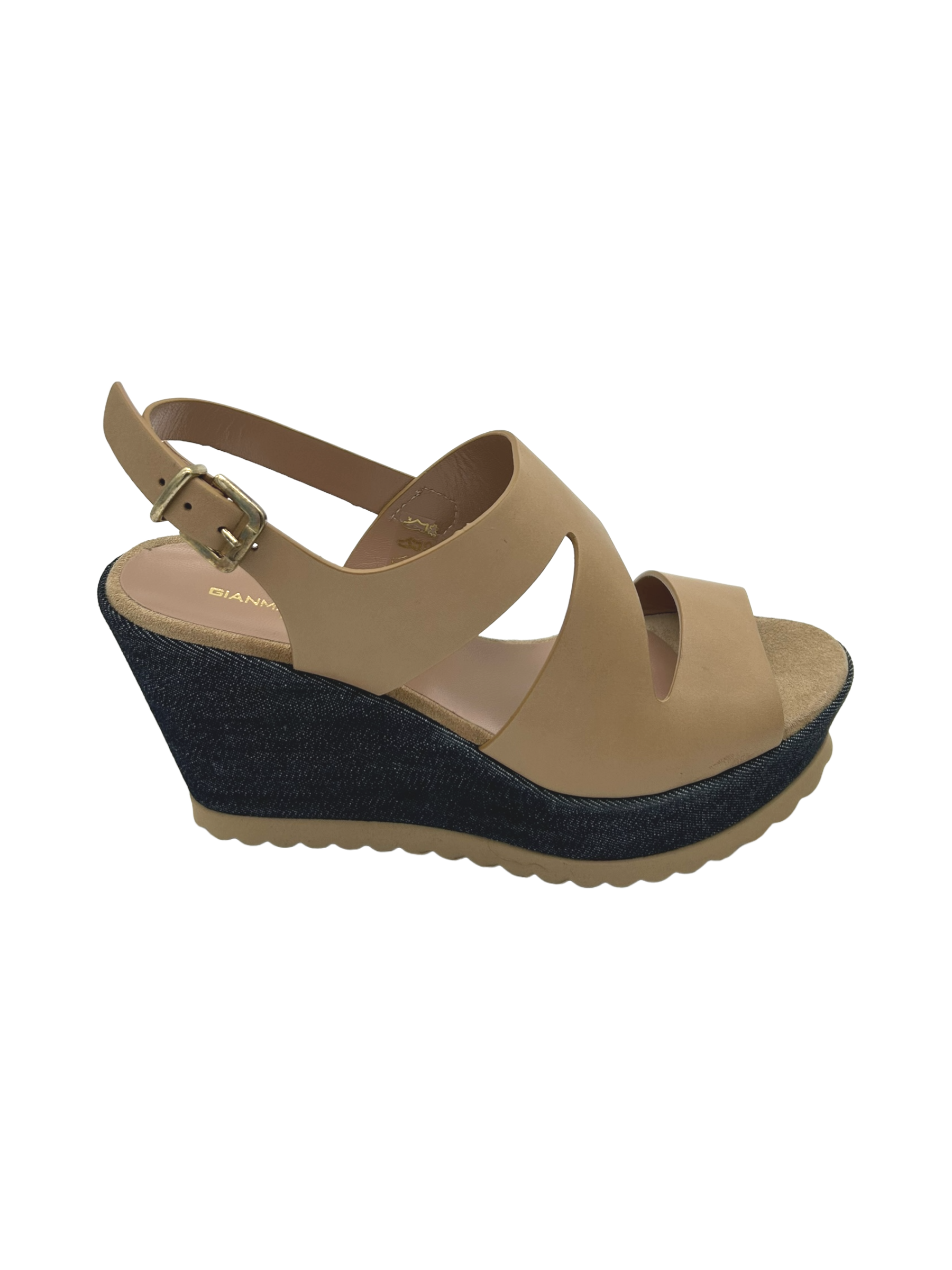 Sandalo pelle donna GIANMARCO SORELLI Camel -2807 -