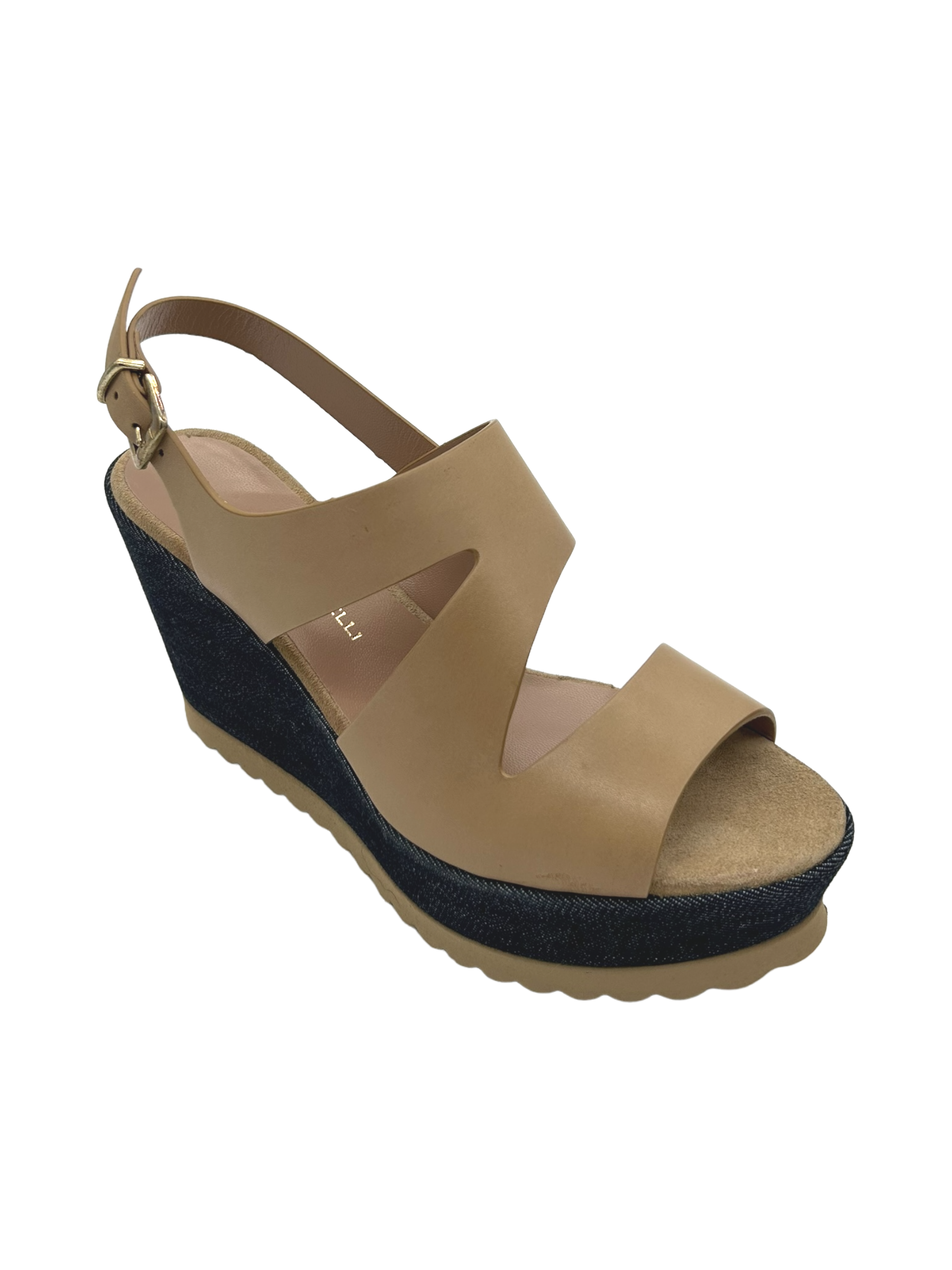 Sandalo pelle donna GIANMARCO SORELLI Camel -2807 -