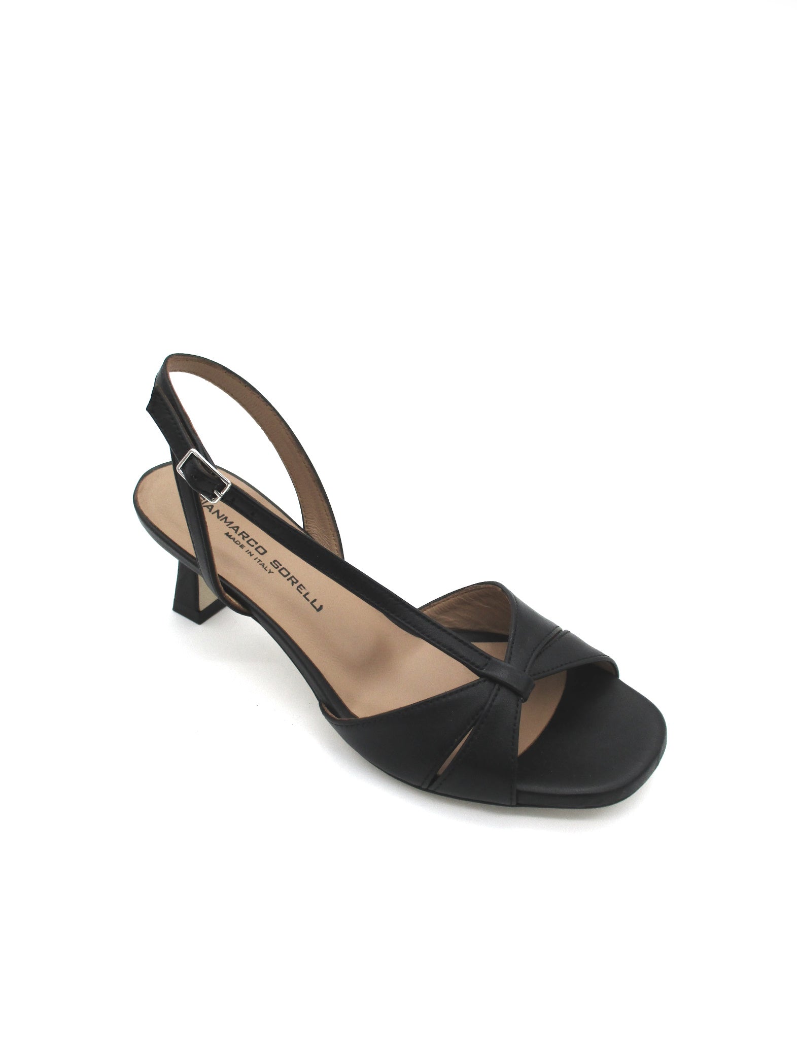 Sandalo pelle donna GIANMARCO SORELLI Lola Nero - 2193 -