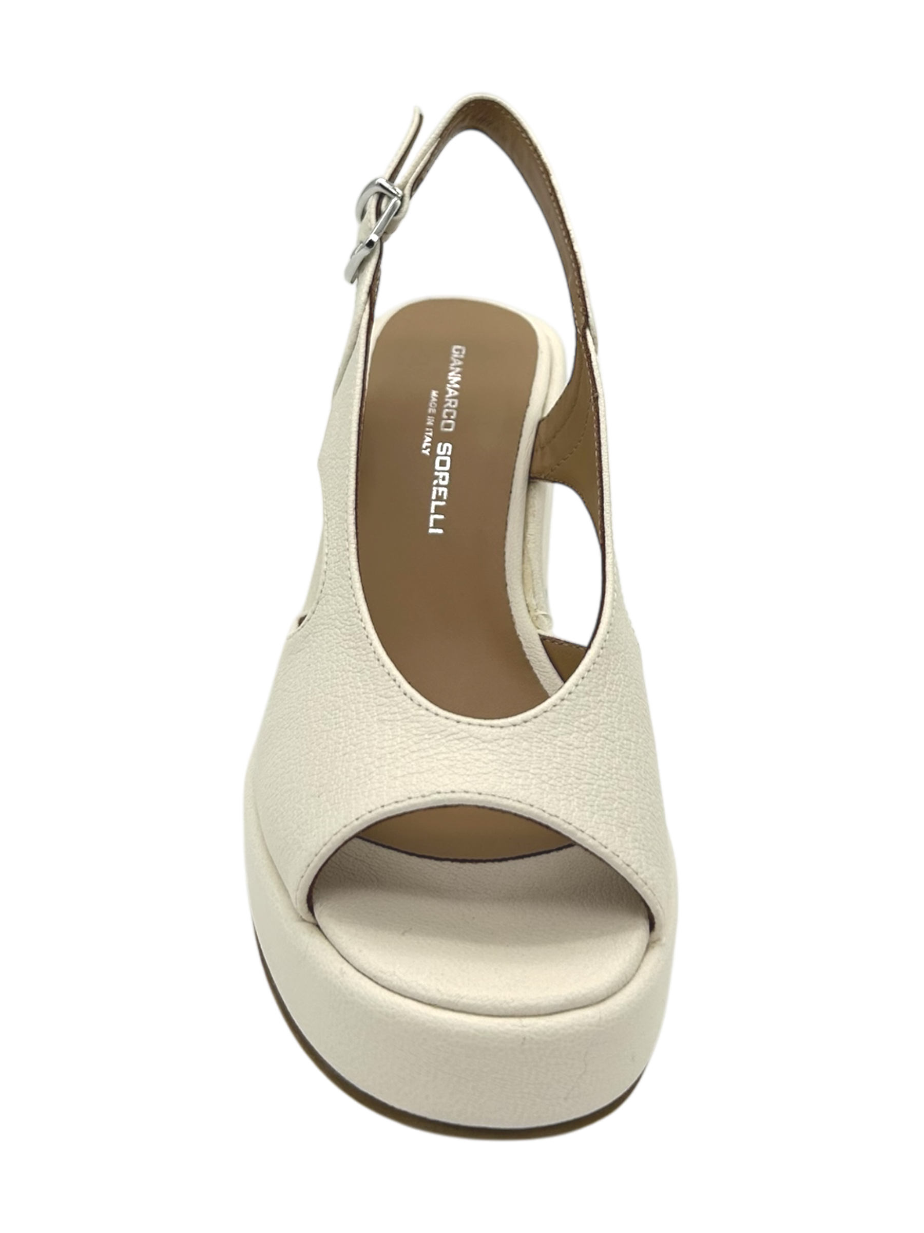 Sandalo pelle donna GIANMARCO SORELLI Milk -3020 Jane-