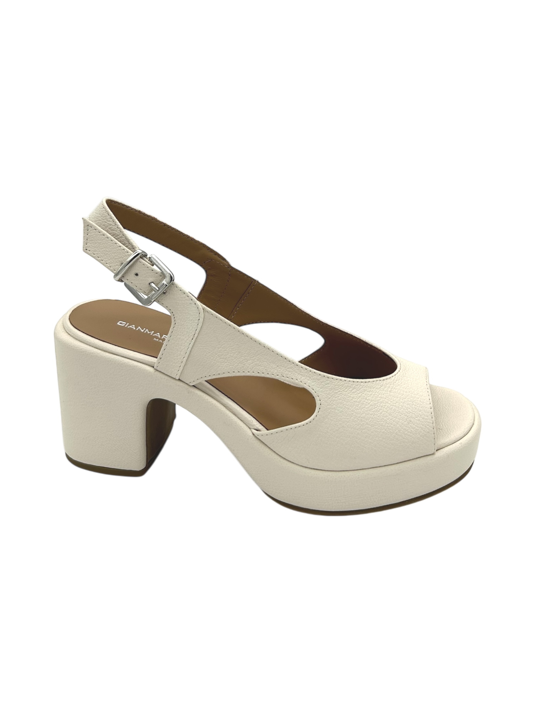 Sandalo pelle donna GIANMARCO SORELLI Milk -3020 Jane-
