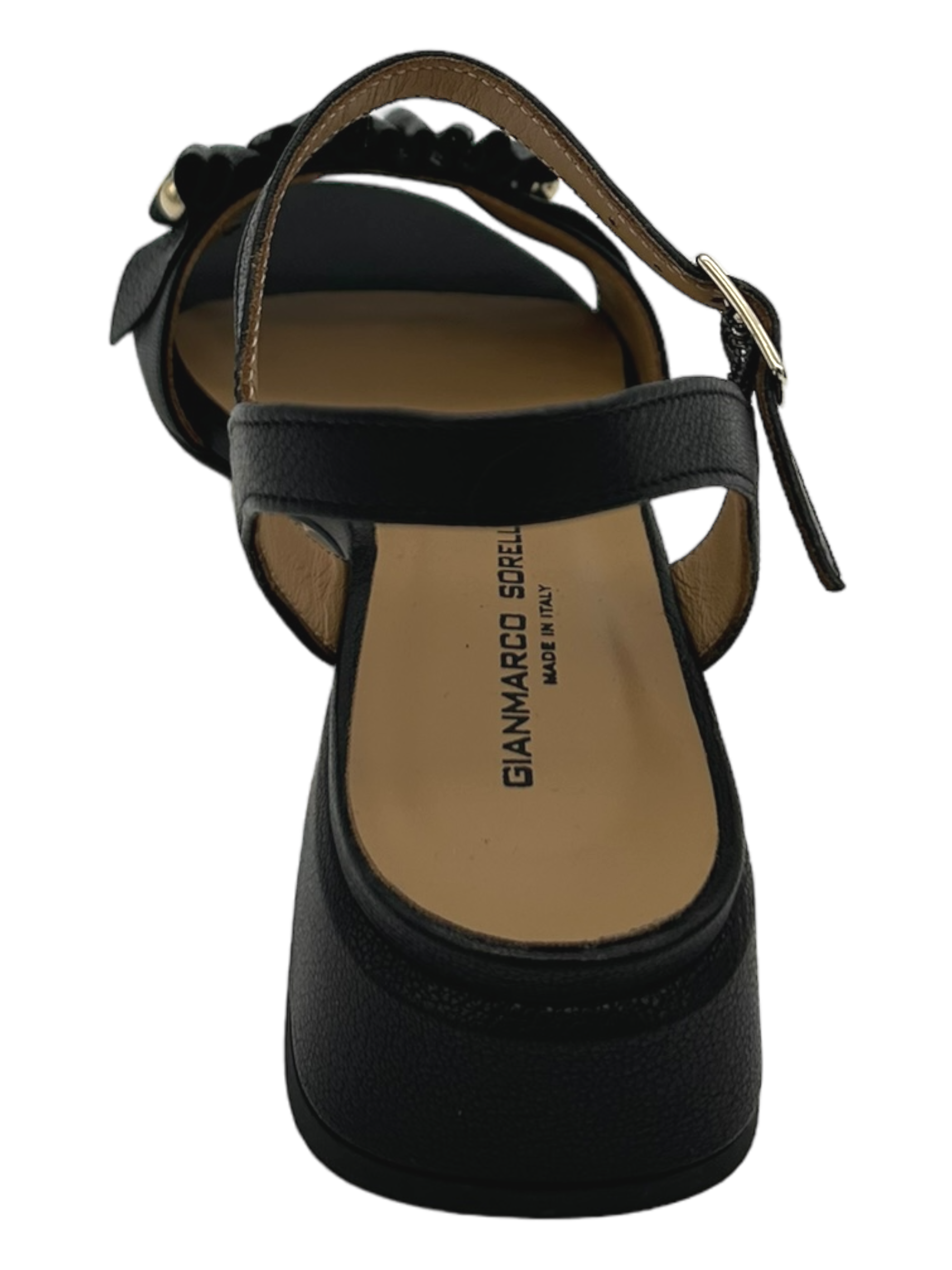 Sandalo pelle donna GIANMARCO SORELLI Musa Black - 2214 -