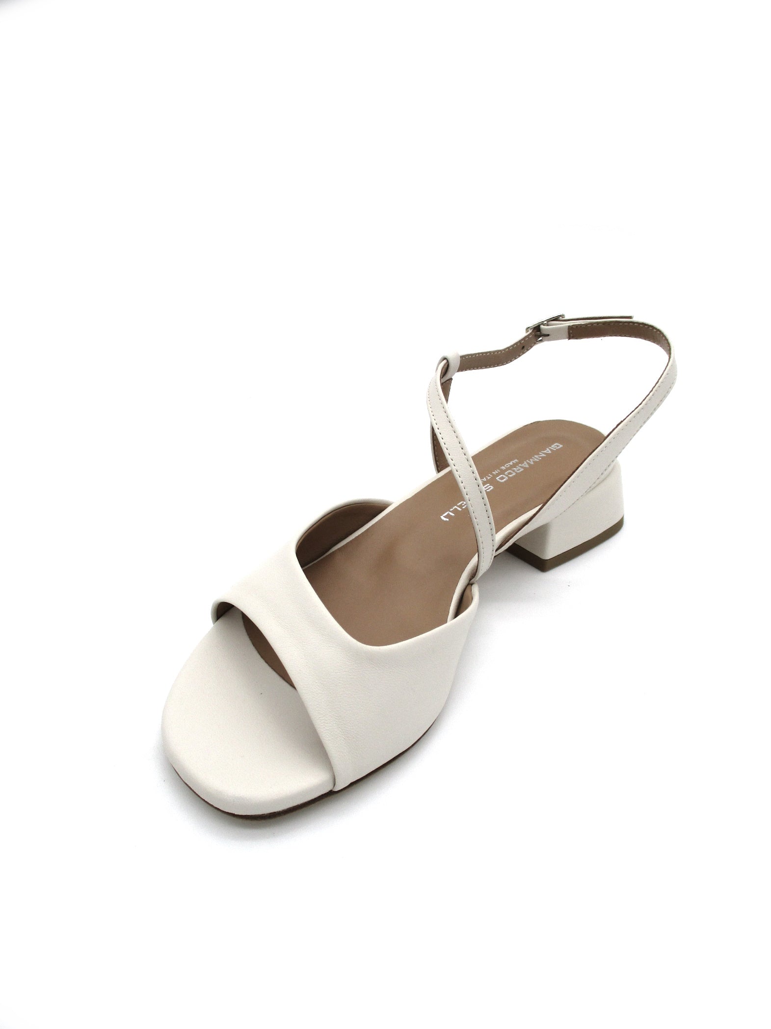 Sandalo pelle donna GIANMARCO SORELLI Musa Milk - 2120 -