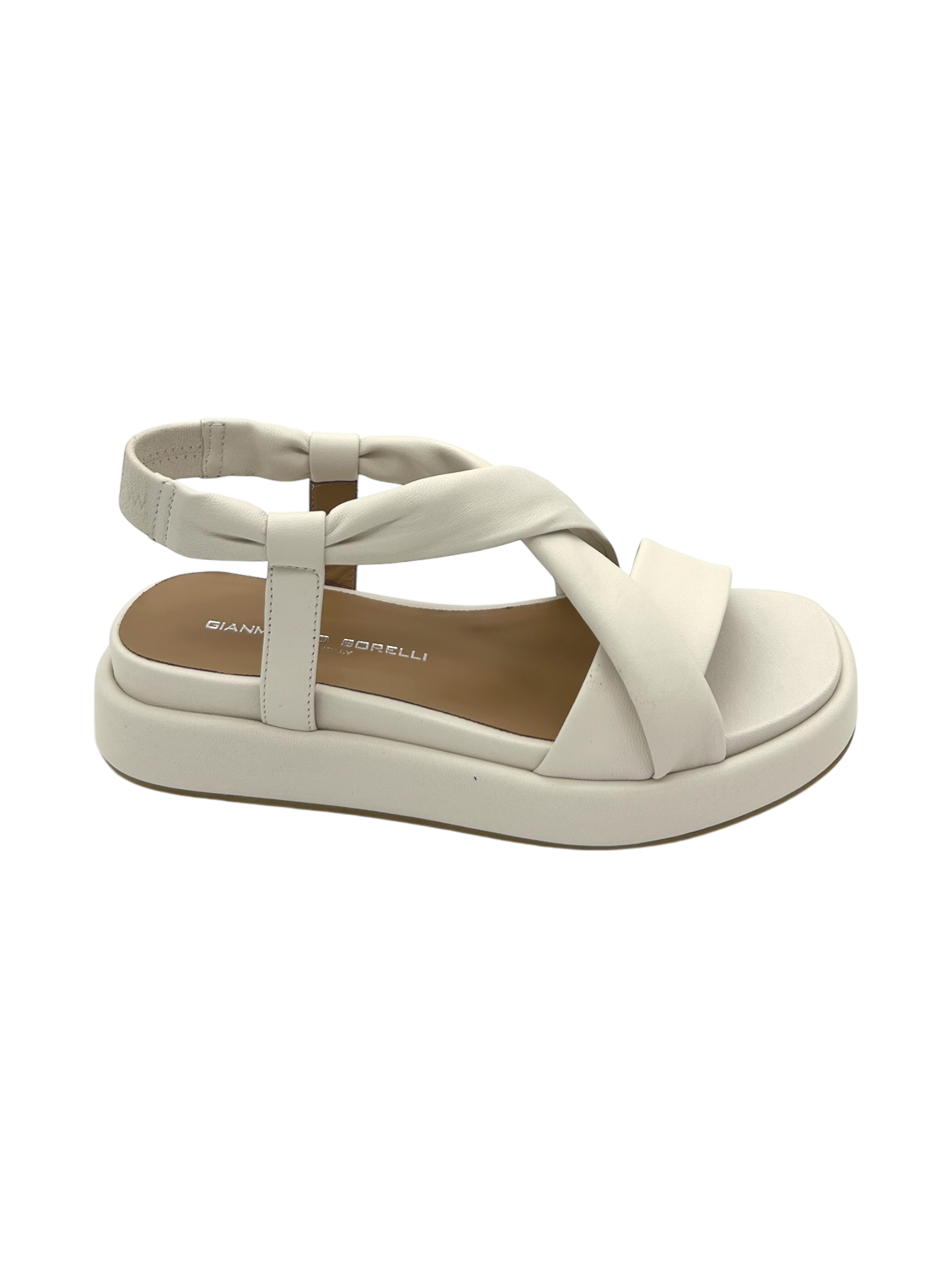Sandalo pelle donna GIANMARCO SORELLI Off White - 2110 Ares -