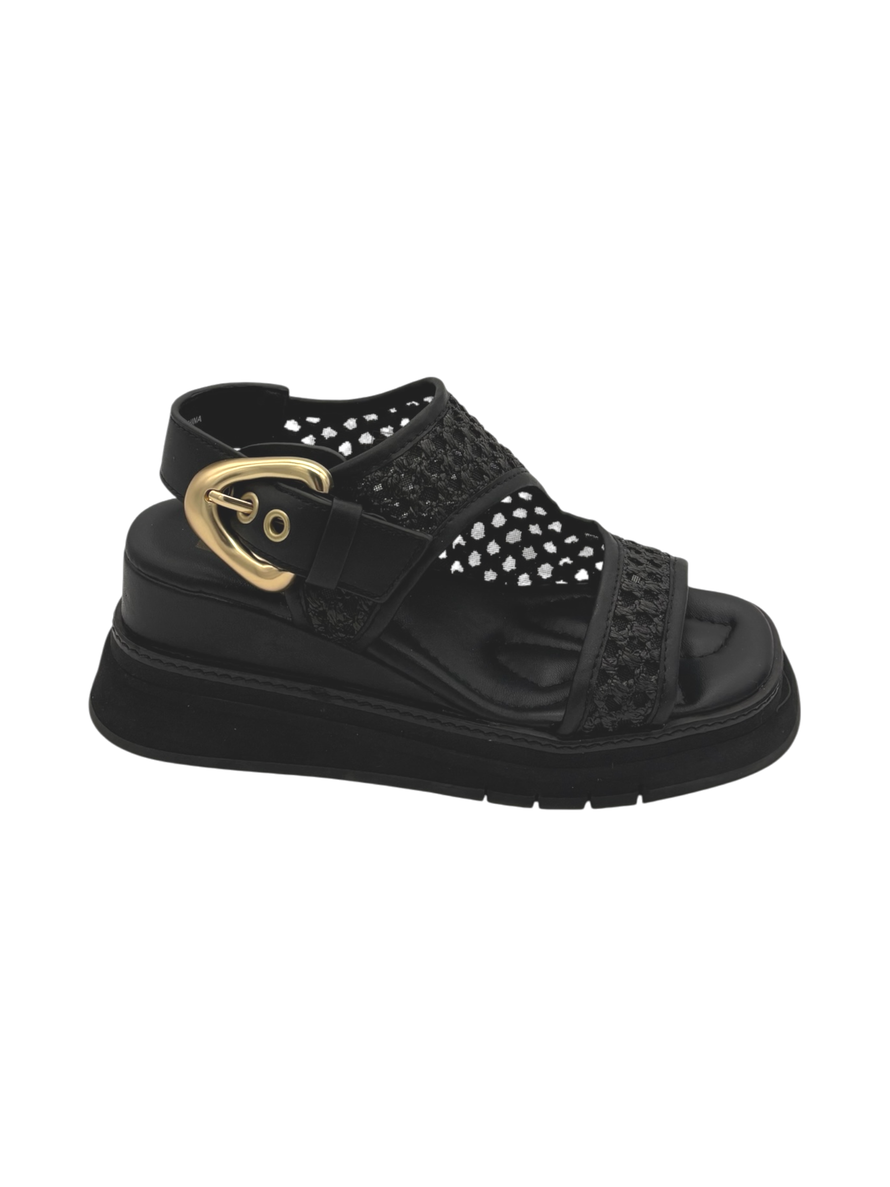 Sandalo pelle donna GIO+ Black Dafne 08C