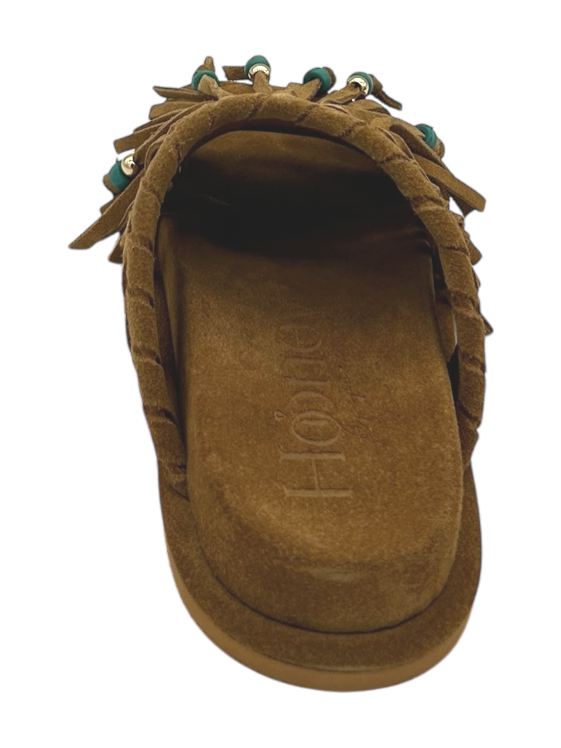 Ciabatta pelle donna Hooney by Apepazza Cognac -Alba-
