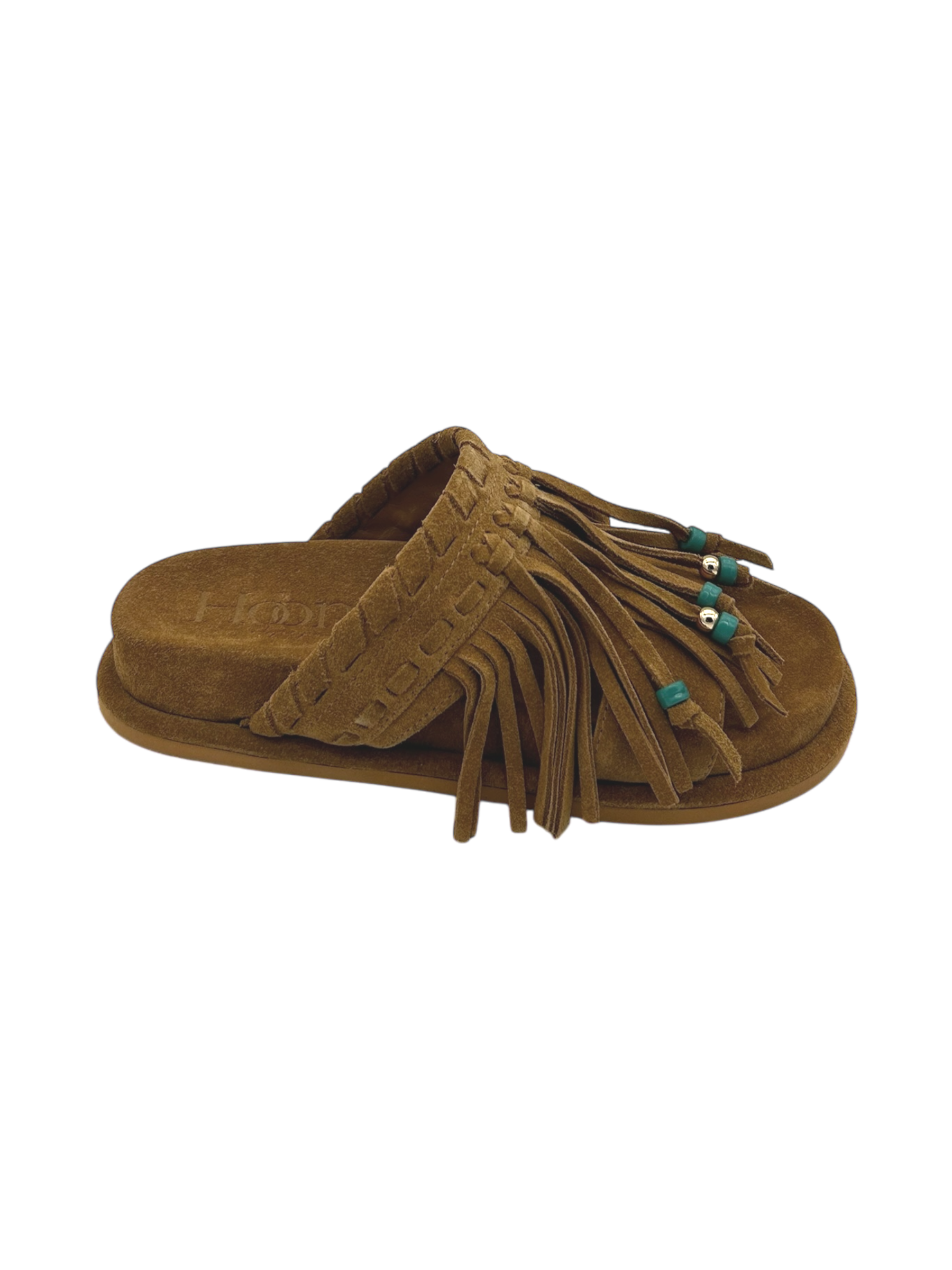 Ciabatta pelle donna Hooney by Apepazza Cognac -Alba-
