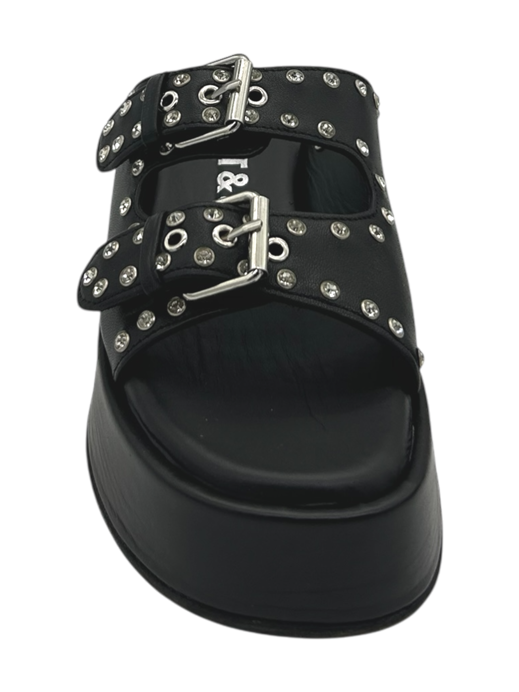 Ciabatta pelle donna Janet & Janet Nero - J 115 -