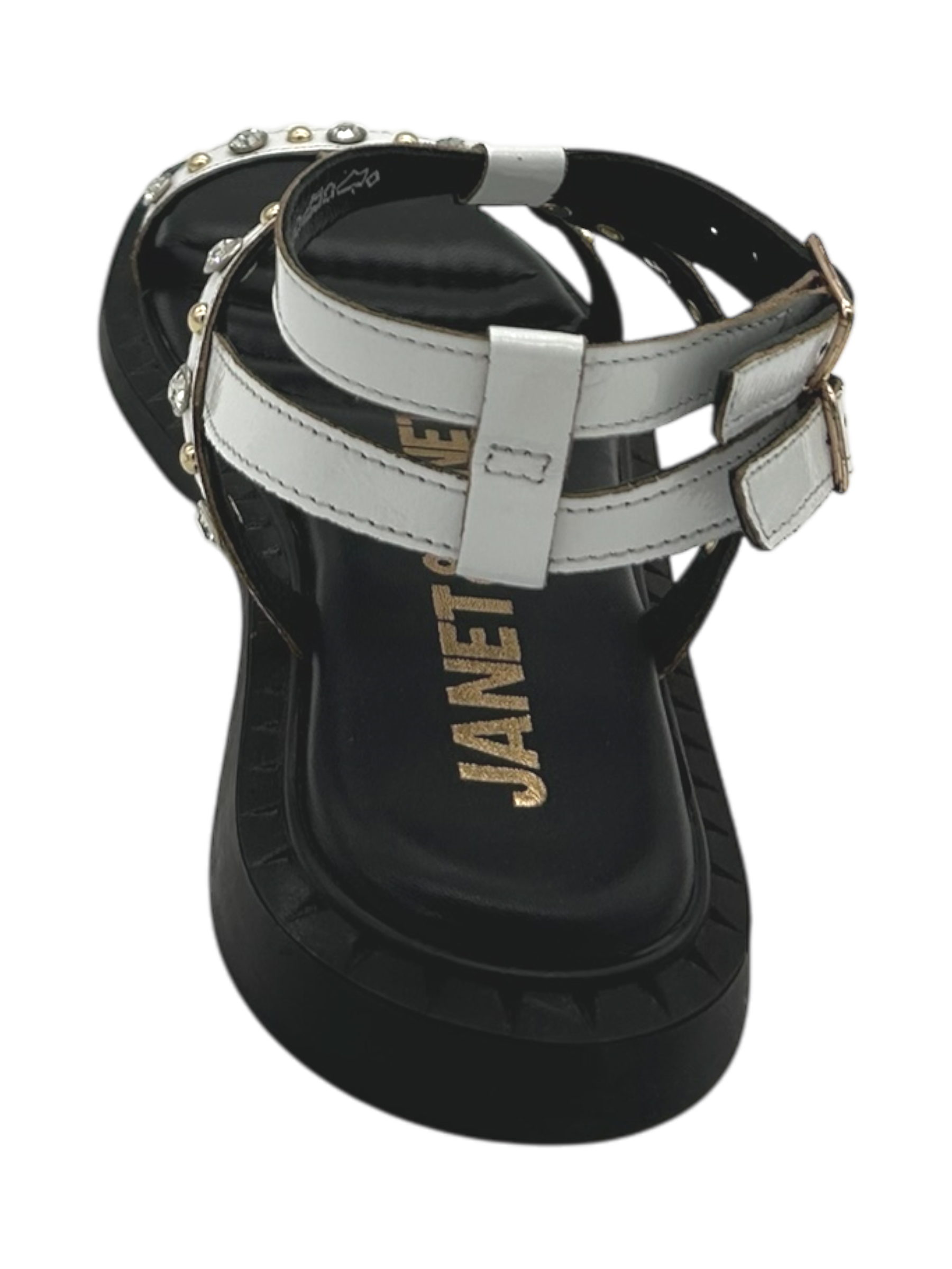 Sandalo pelle donna Janet & Janet White - J 148 -