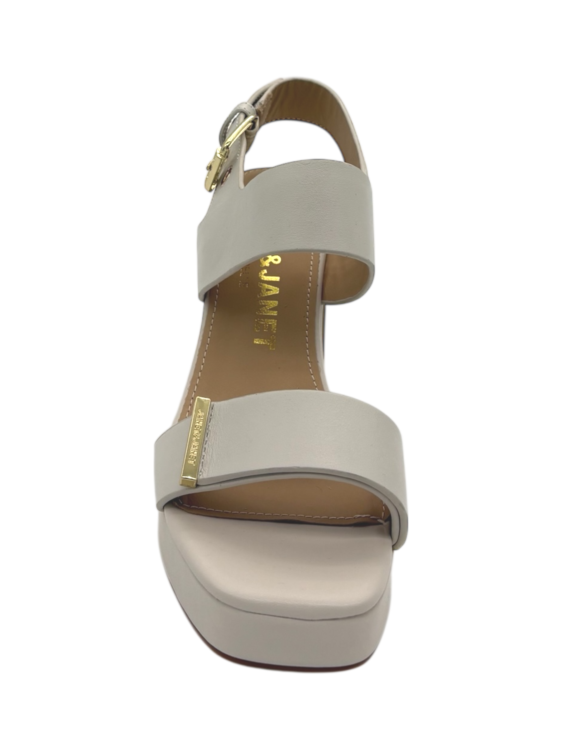 Sandalo pelle donna Janet & Janet Burro - J 652 -