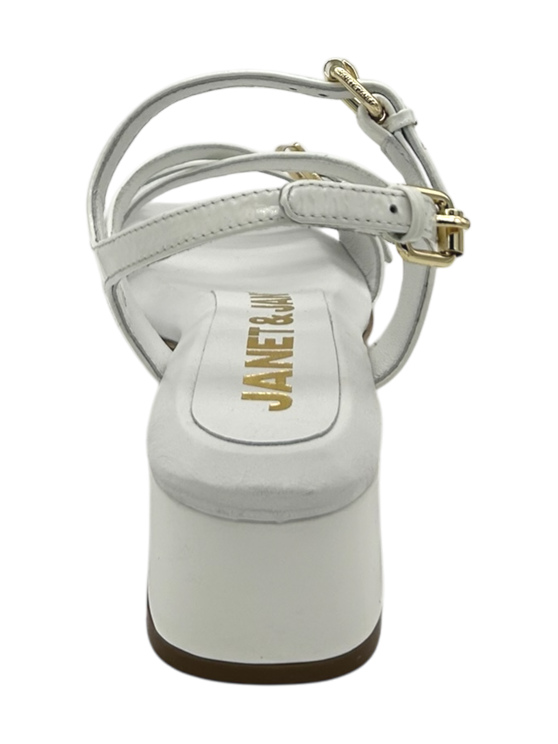 Sandalo pelle donna Janet & Janet White - J 217 -