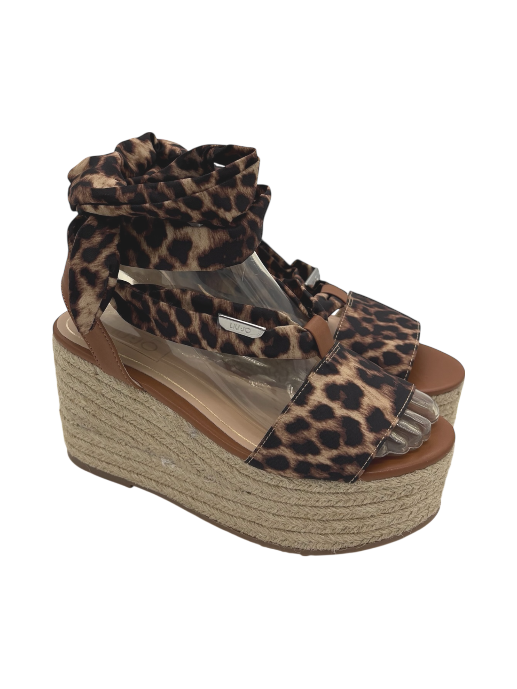 Sandalo zeppa LIUJO Leopard - Bali 03 -