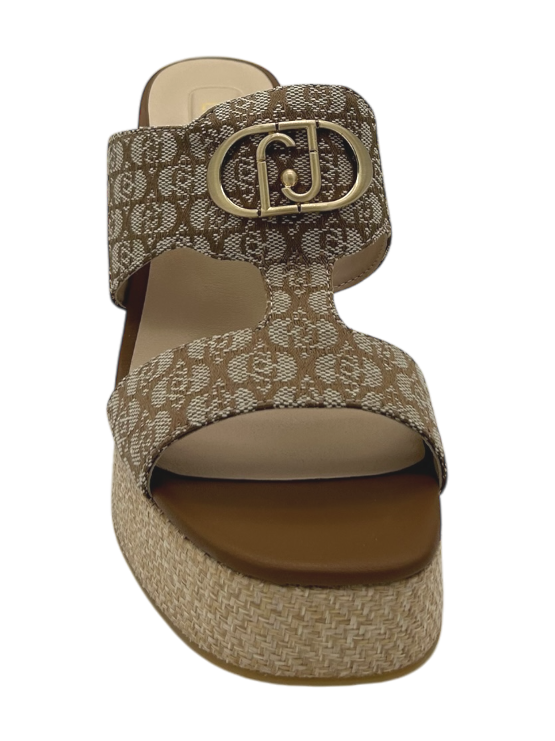 Sandalo zeppa LIUJO Monogram Biscuit- Karen 08 -
