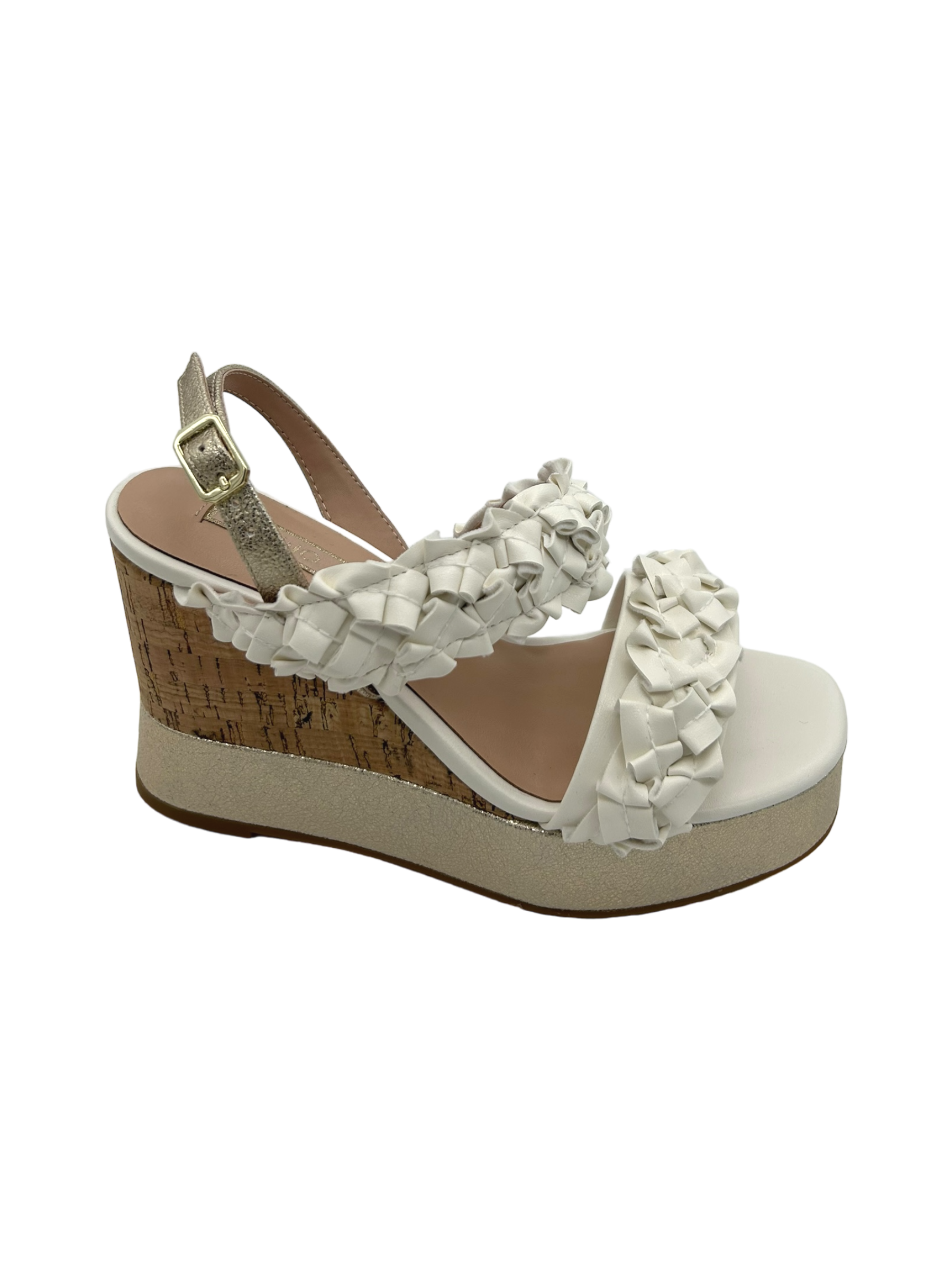 Sandalo zeppa LIUJO White - Karen 02 -