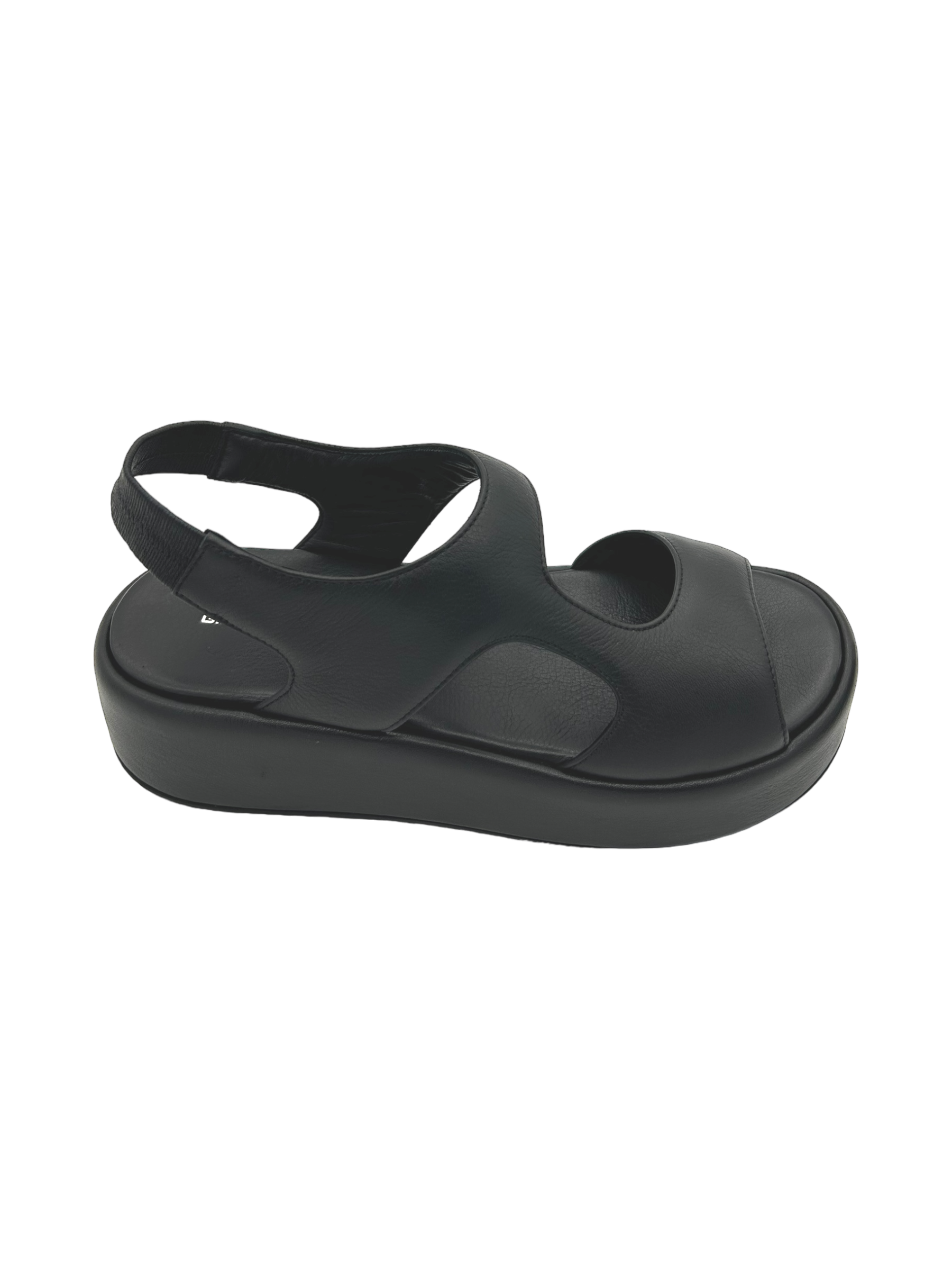 Sandalo zeppa donna GIANMARCO SORELLI pelle Nero Yury - 2242 -