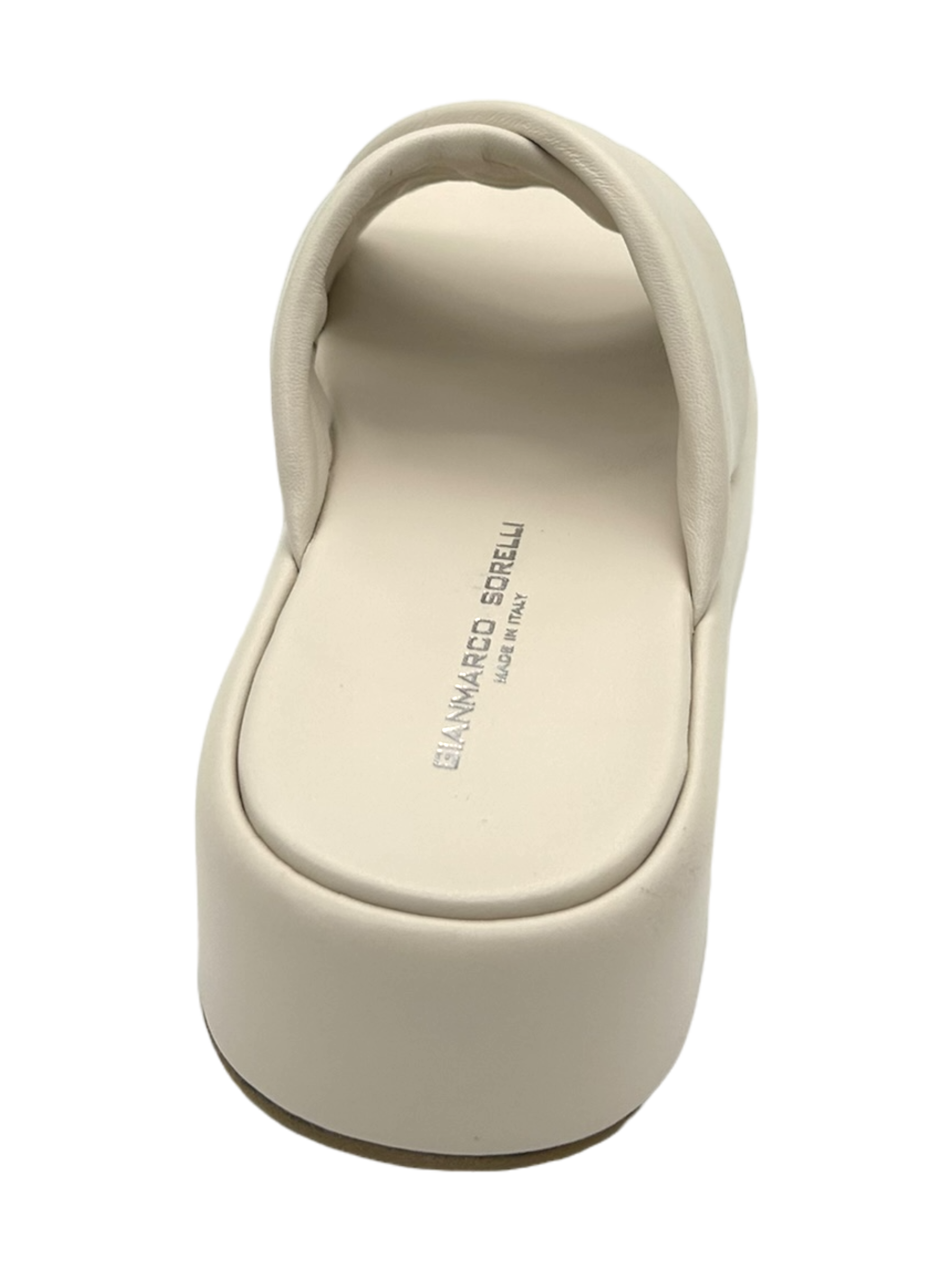 Ciabatta pelle donna GIANMARCO SORELLI Yury Softy Milk - 2246 -