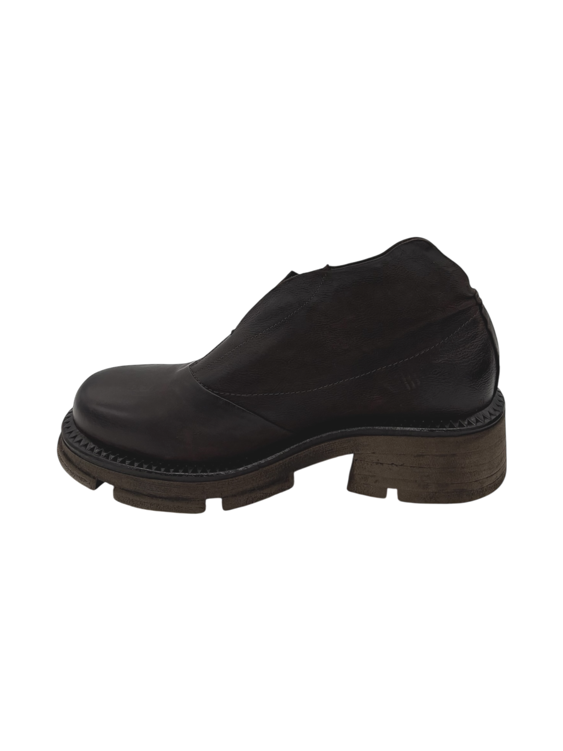 Scarpa pelle donna AS98 Ebano - A94131 -