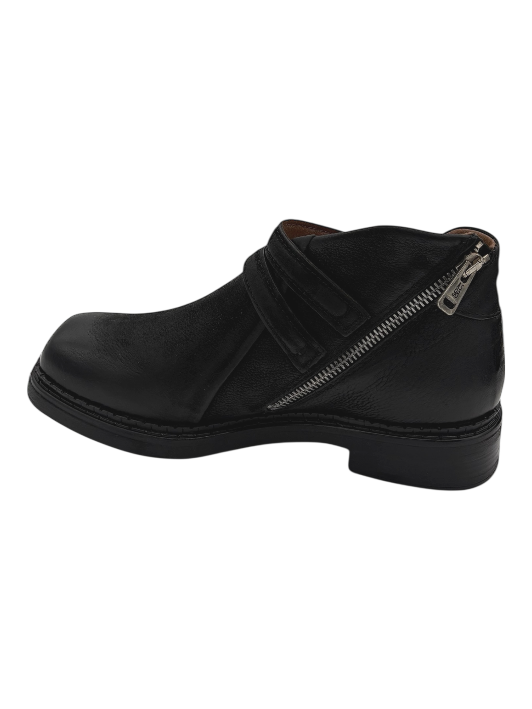 Scarpa pelle donna AS98 Nero - C15104 -