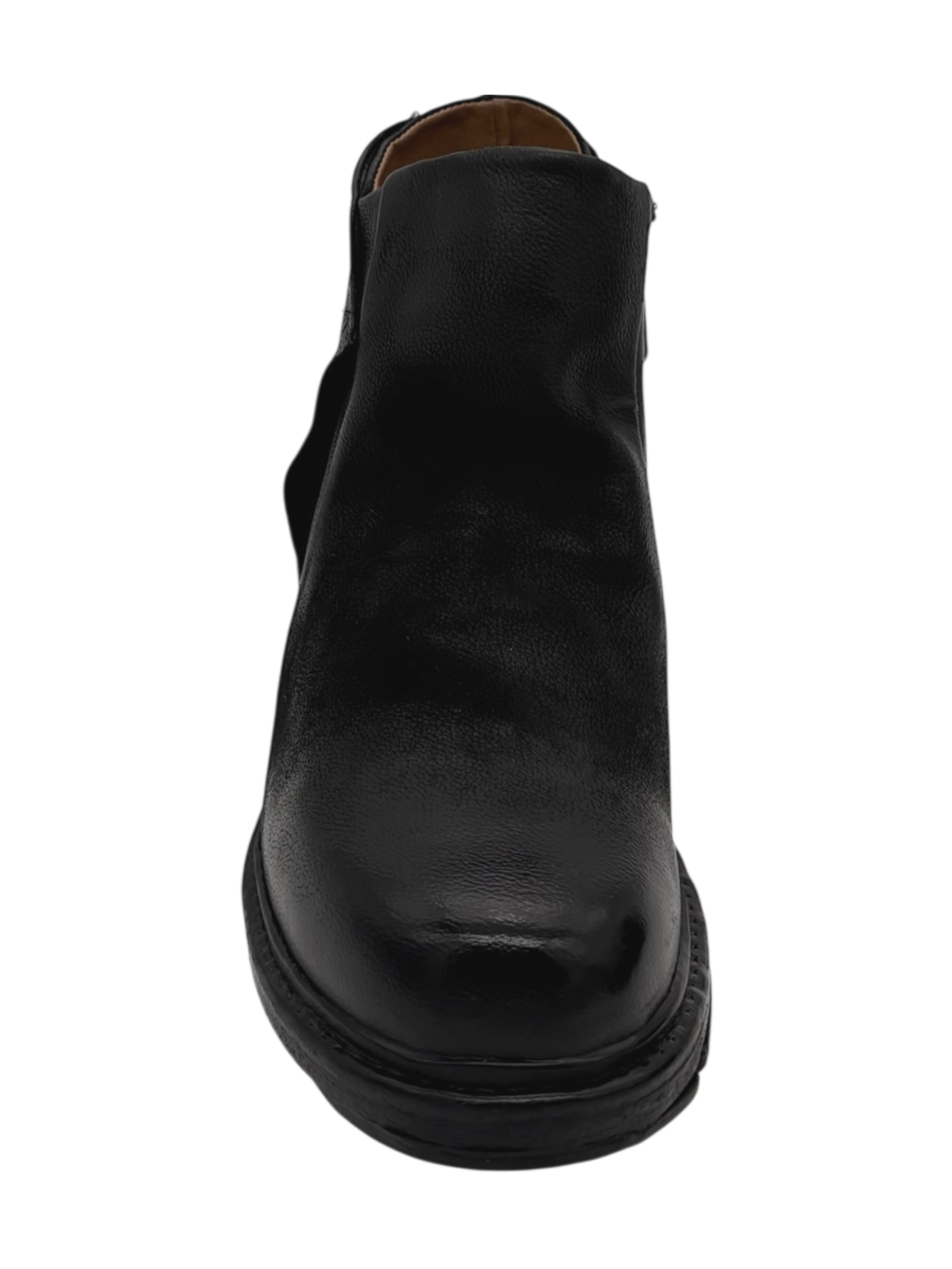 Scarpa pelle donna AS98 Nero - B80232 -