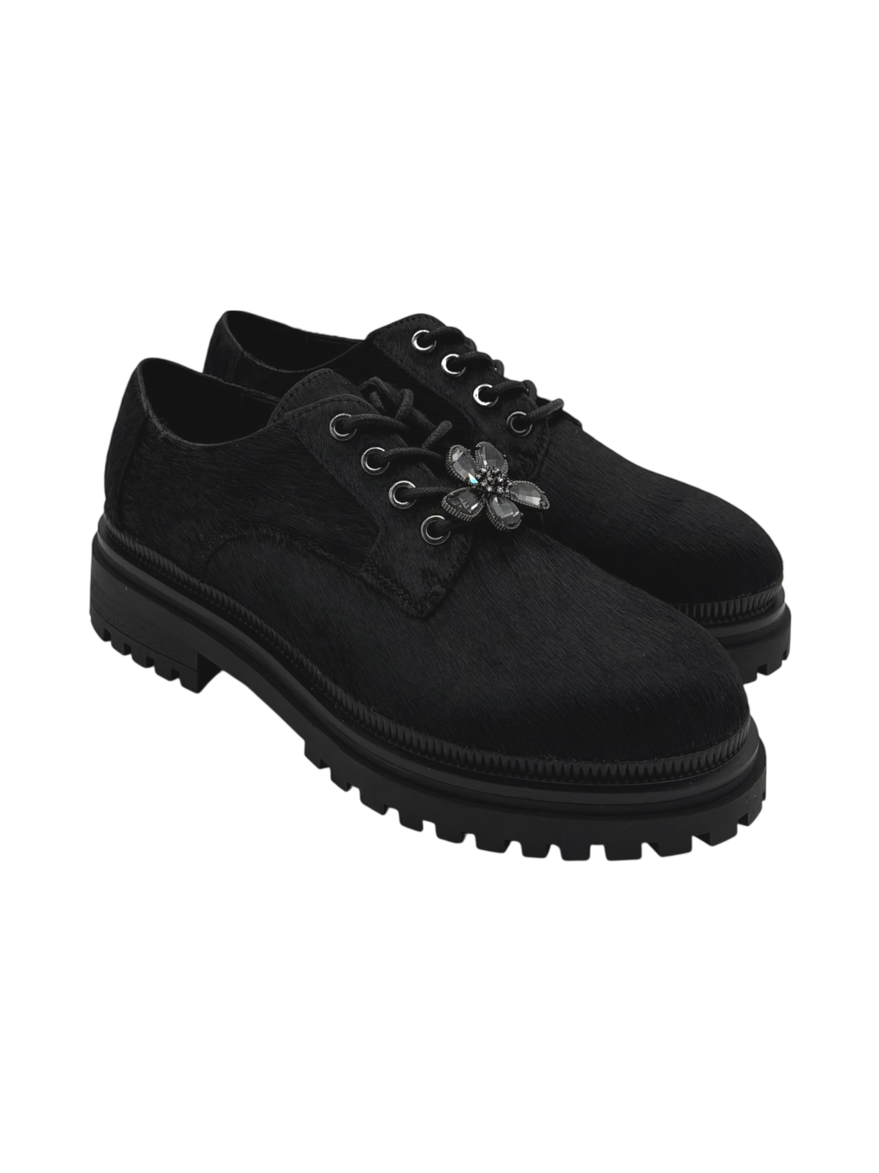 Scarpa cavallino donna Apepazza Black -Ursa-