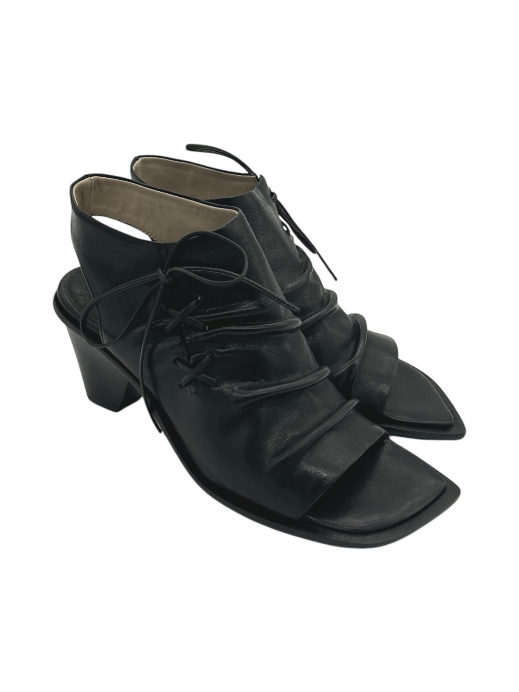 Sandalo pelle donna Ixos Nero -Homer 704-