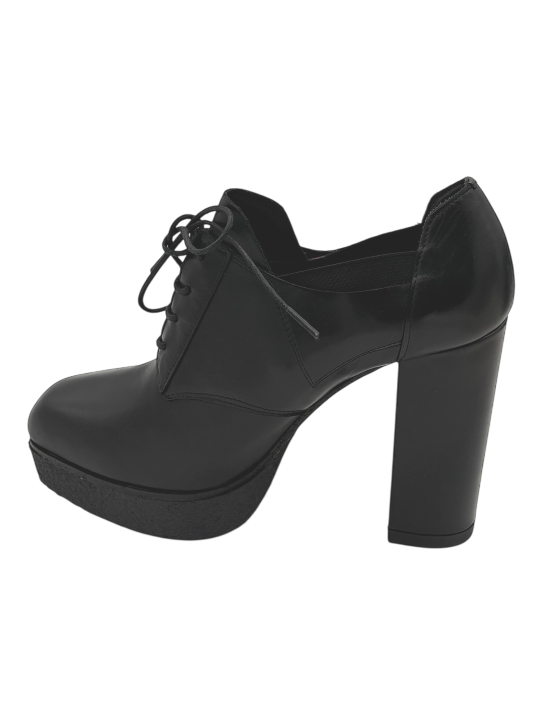 Scarpa pelle donna VIC MATIE' balck -5890D-