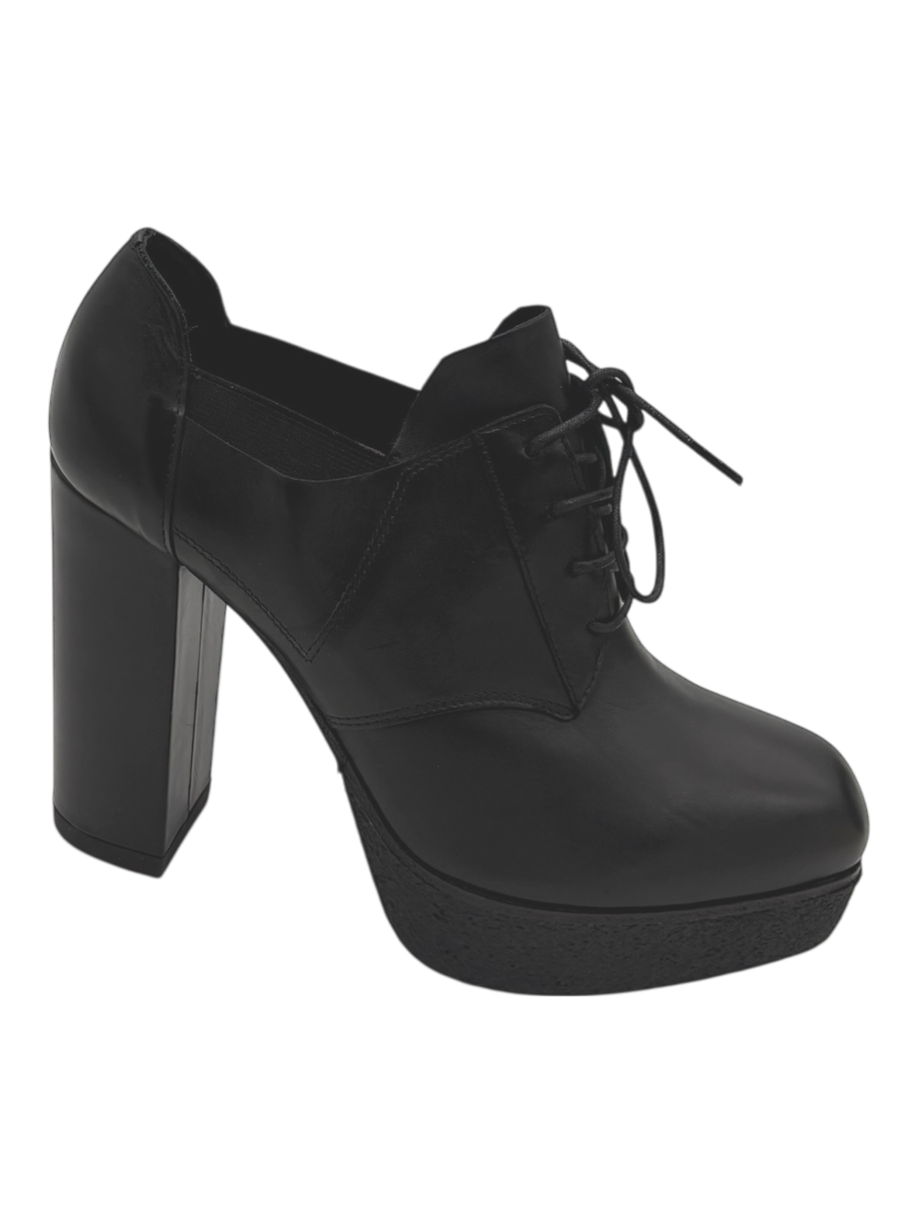 Scarpa pelle donna VIC MATIE' balck -5890D-