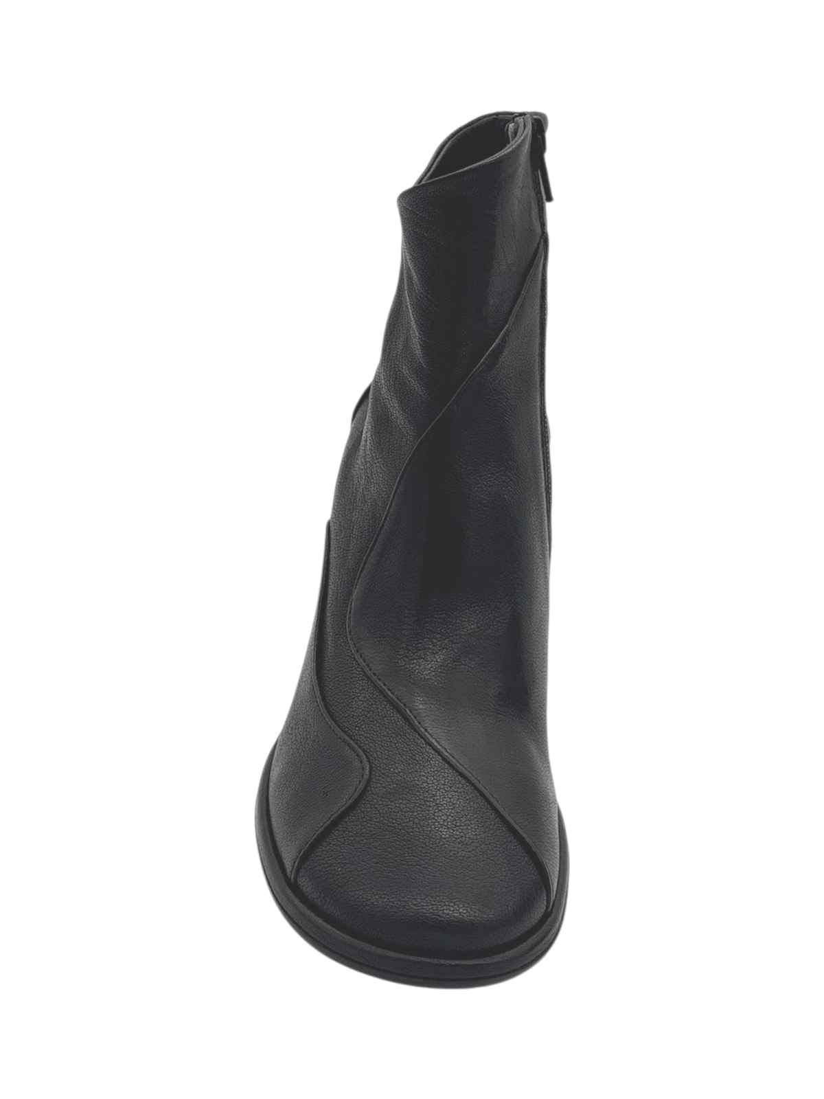 Stivaletto donna in pelle Malloni 35018 Nero