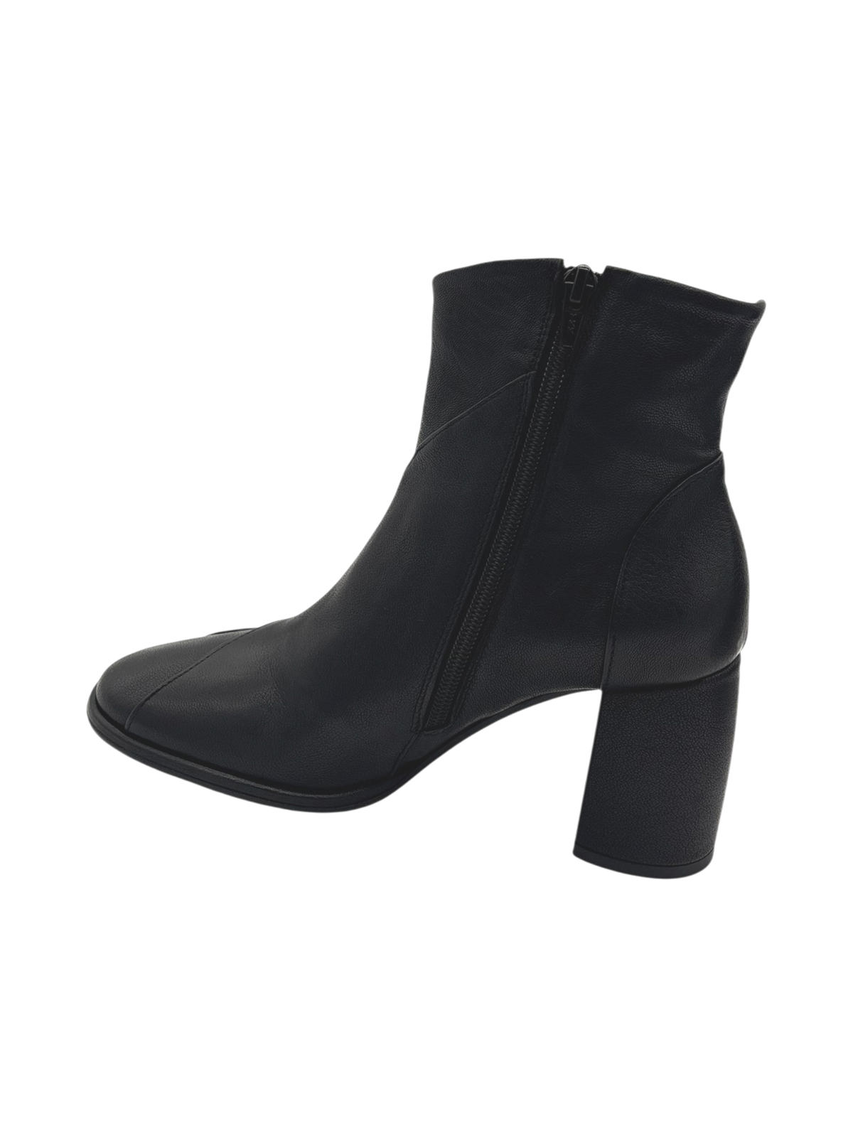 Stivaletto donna in pelle Malloni 35018 Nero