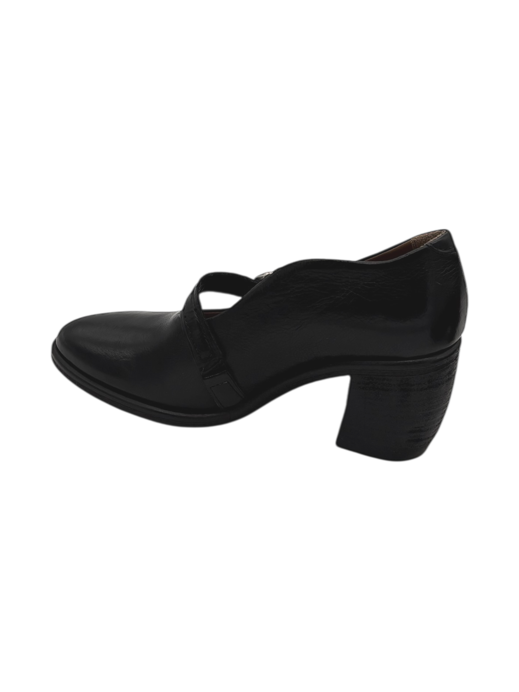Scarpa pelle donna AS98 Black - B82116 -
