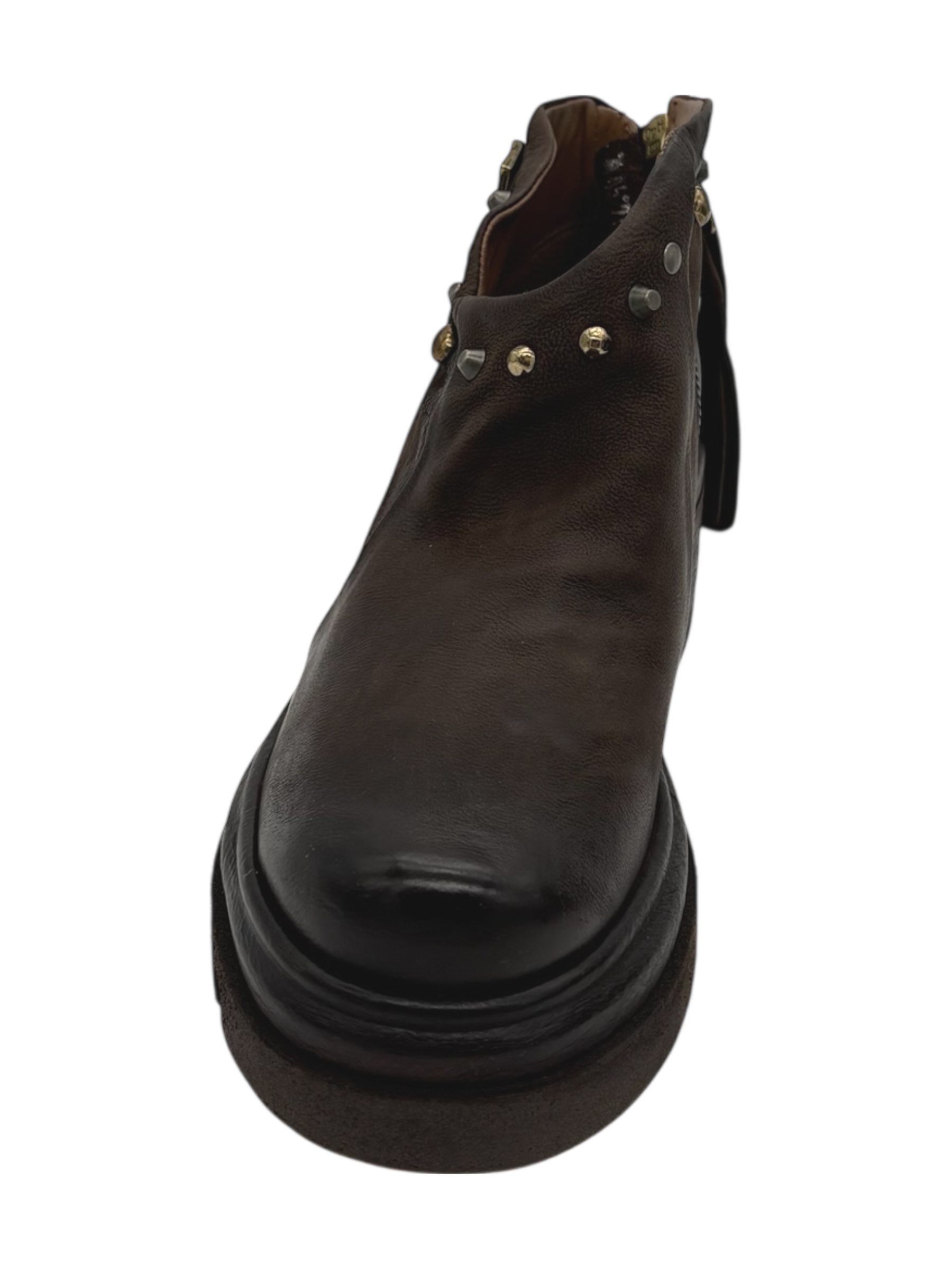 Scarpa pelle donna AS98 Ebano - A89233 -