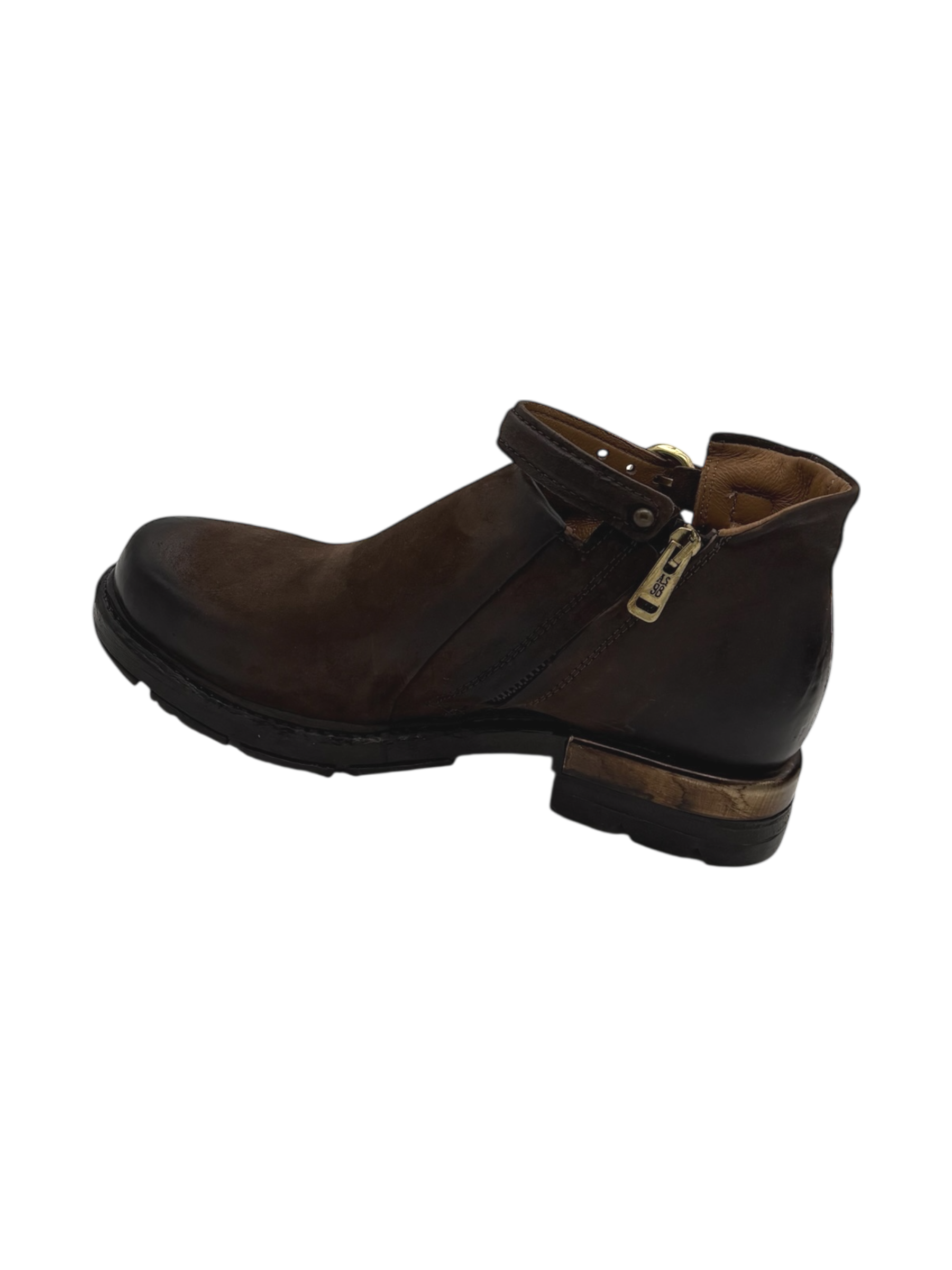 Scarpa pelle donna AS98 Ebano - B80233 -
