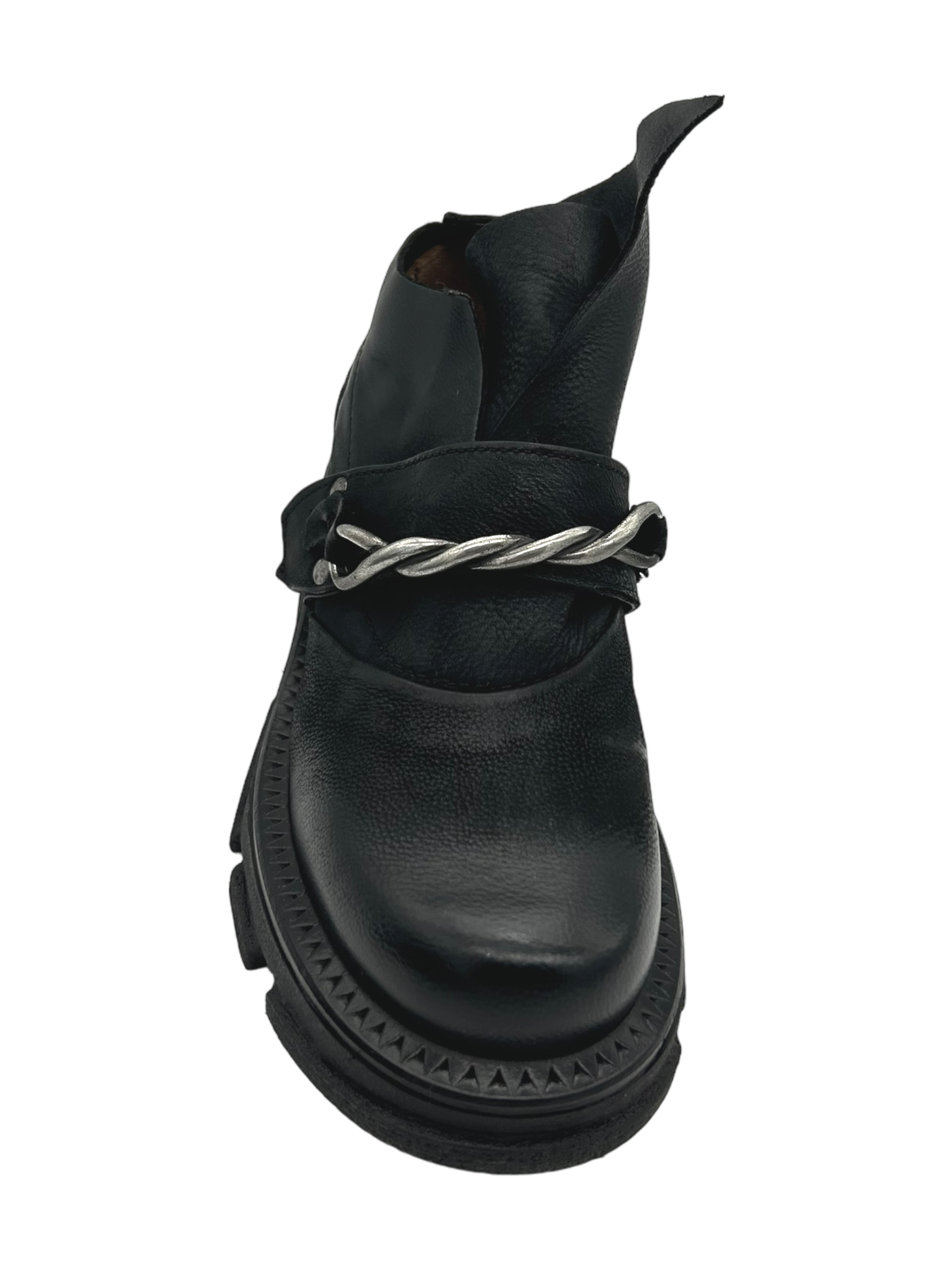 Scarpa pelle donna AS98 Nero - A94129 -