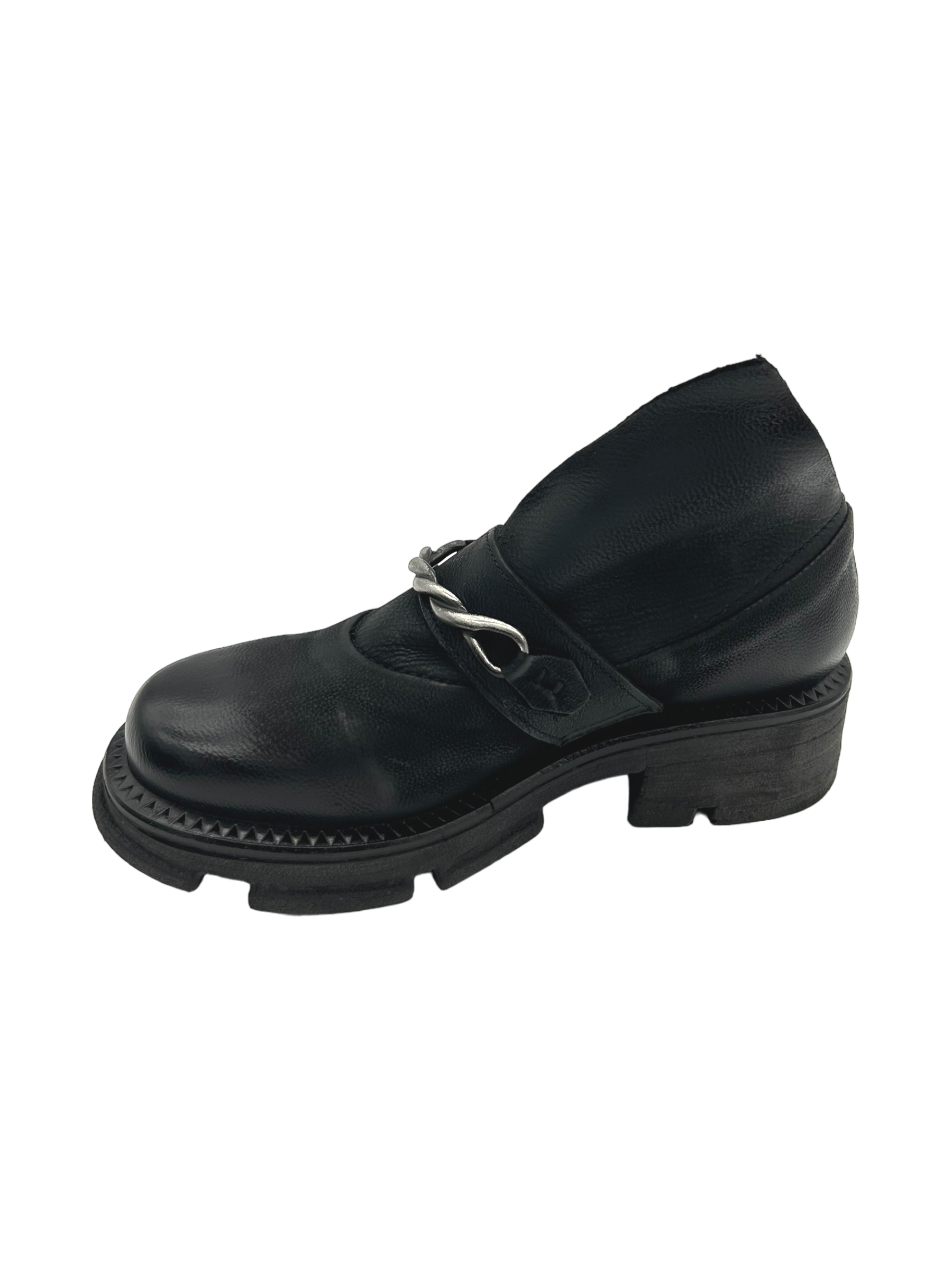 Scarpa pelle donna AS98 Nero - A94129 -