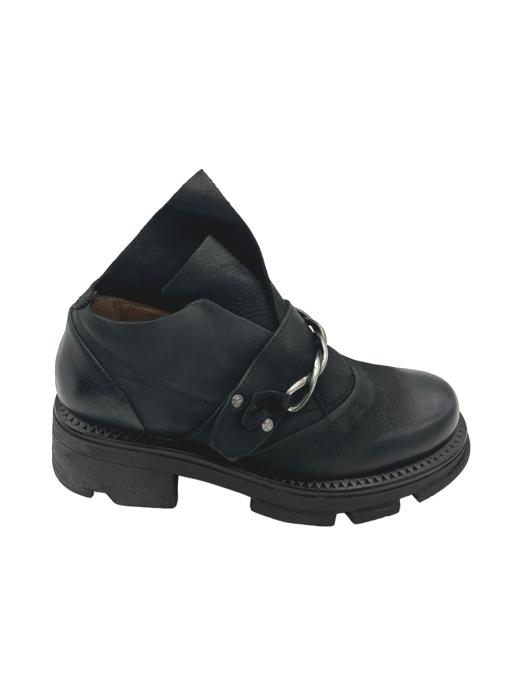 Scarpa pelle donna AS98 Nero - A94129 -