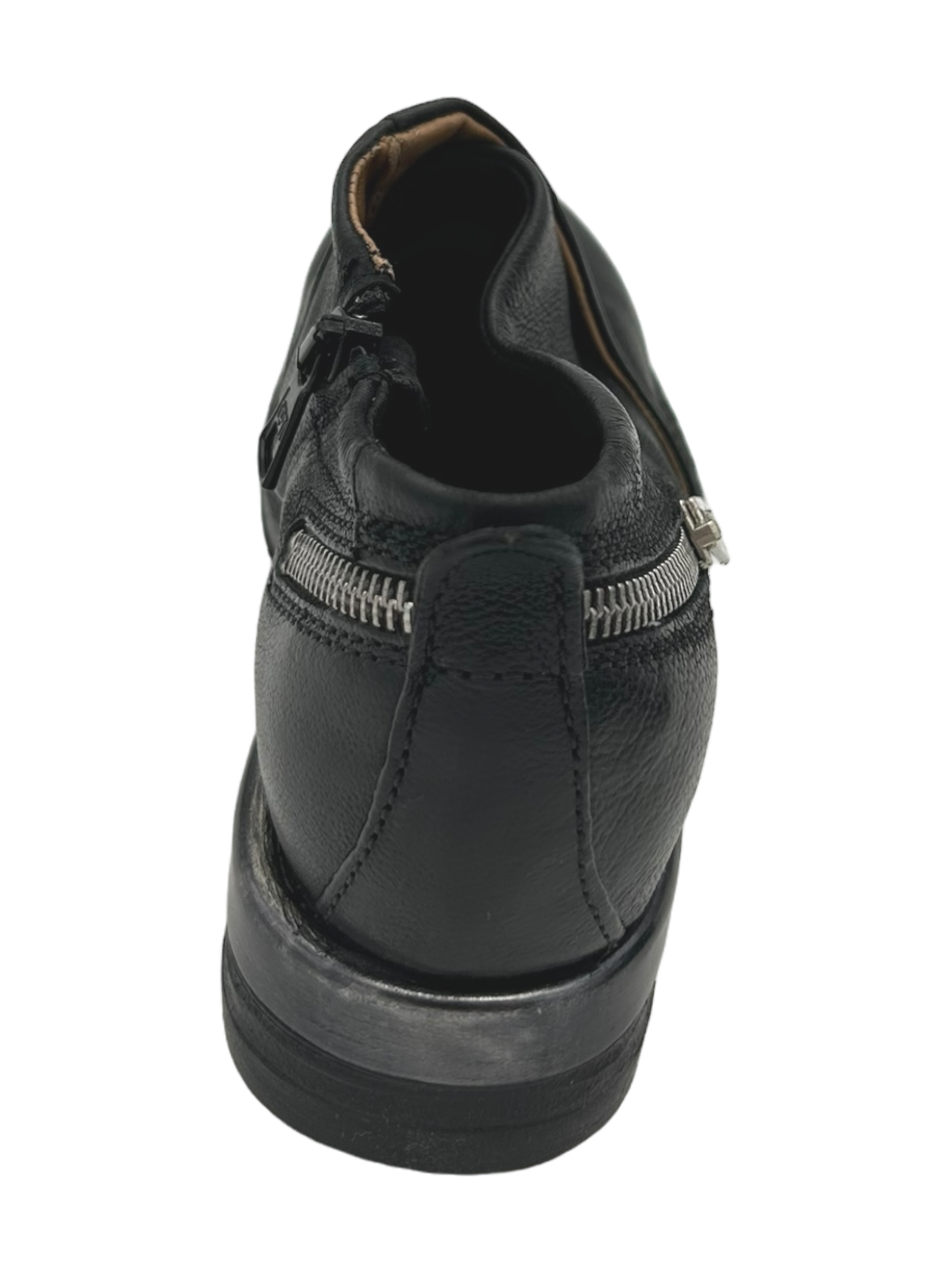 Scarpa pelle donna AS98 Nero - B80111 -