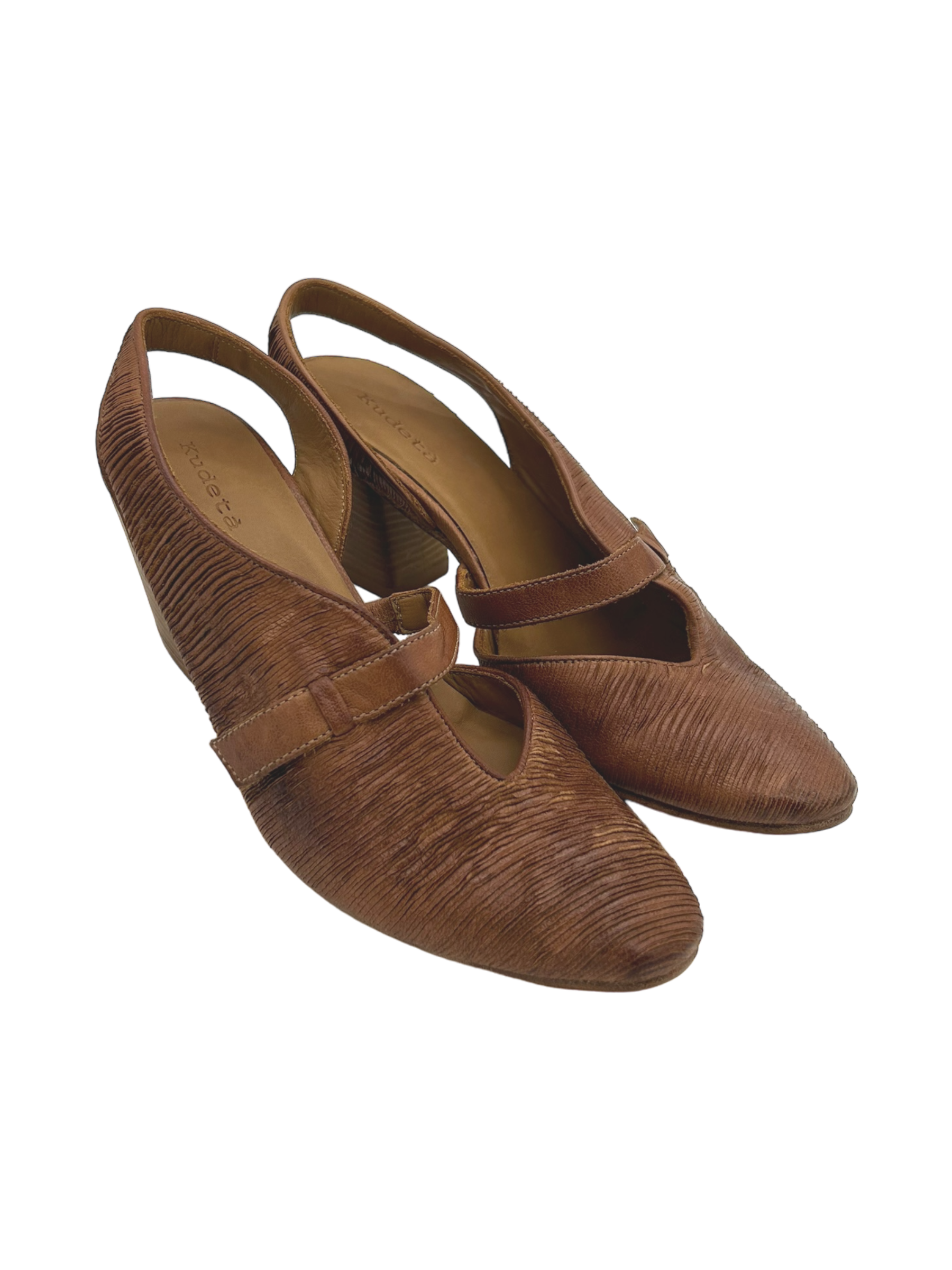 Scarpa pelle donna Kudetà  Cuoio  -  013208  -