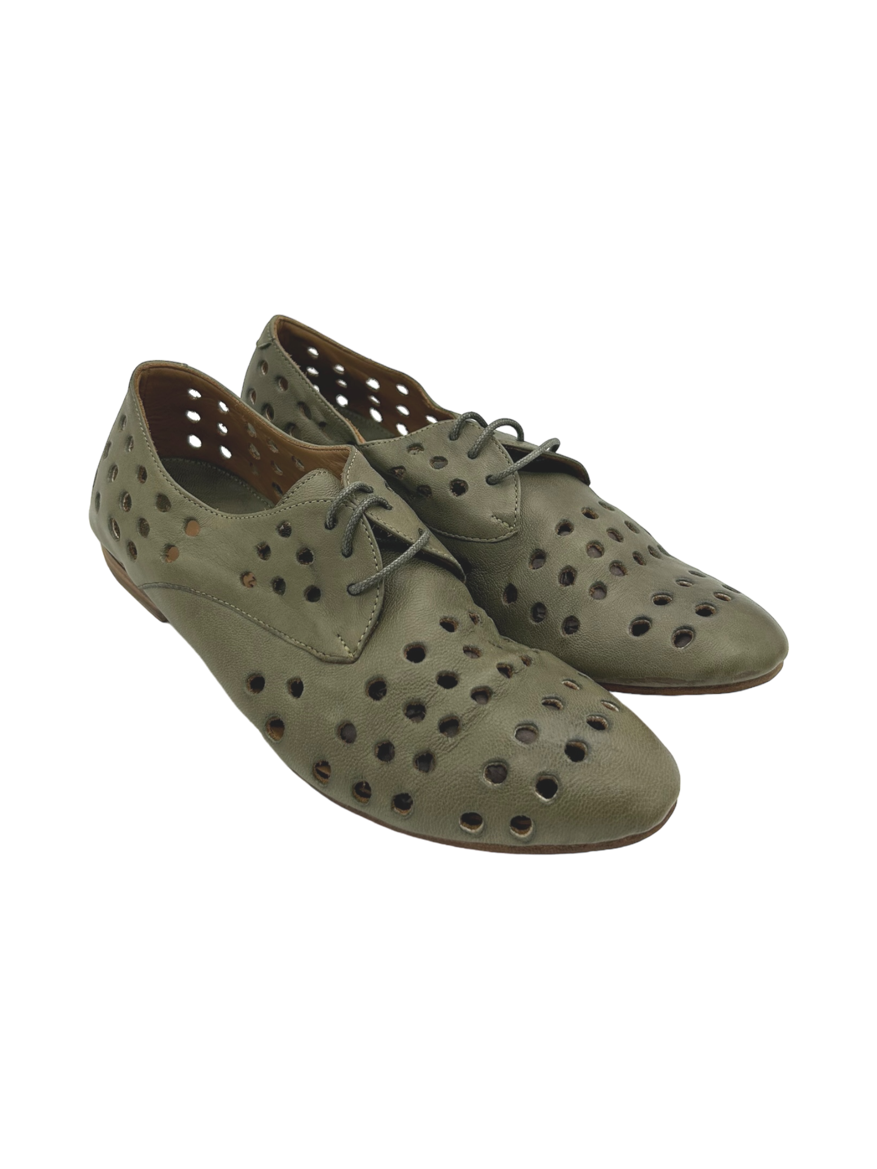 Scarpa pelle donna Kudetà Salvia - 013150 -
