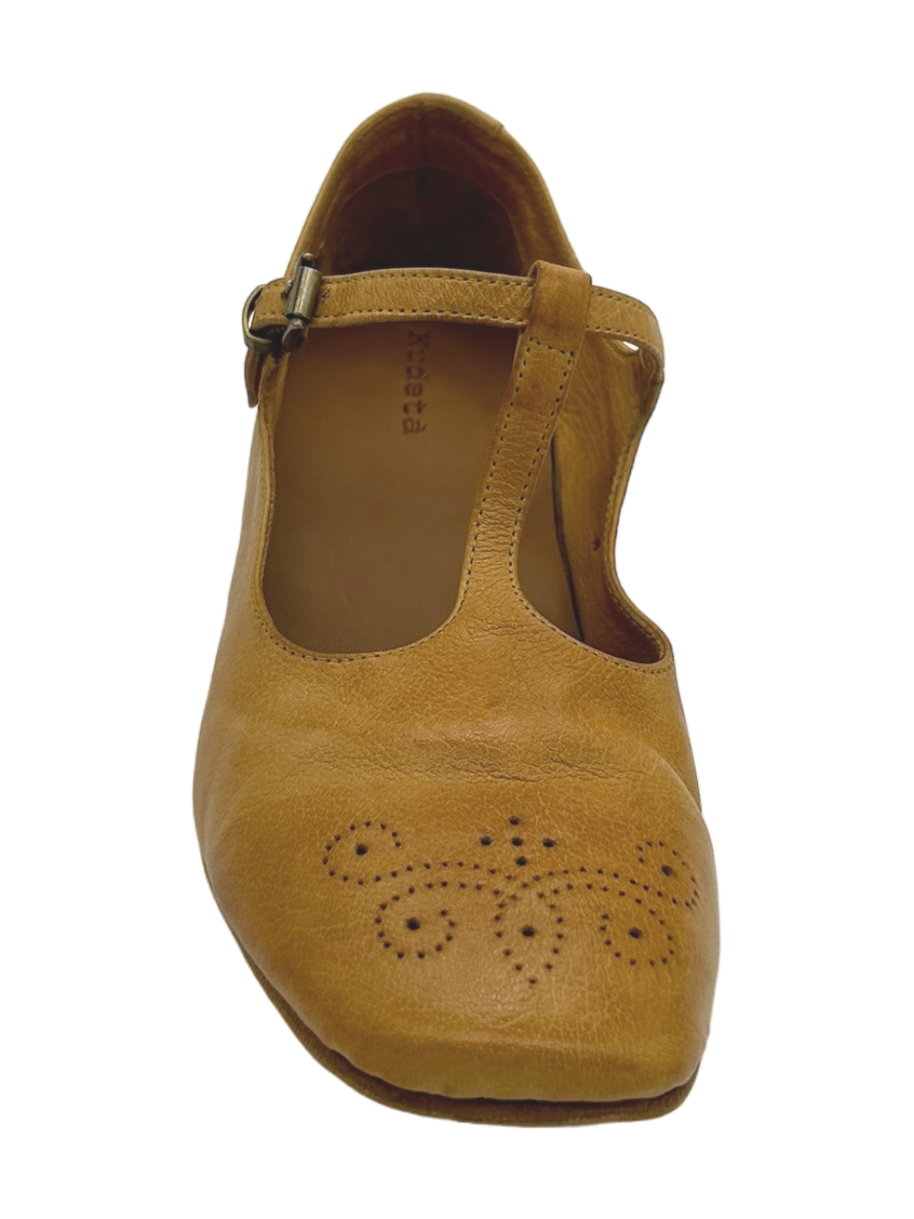Scarpa pelle donna Kudetà Senape - 813102 -