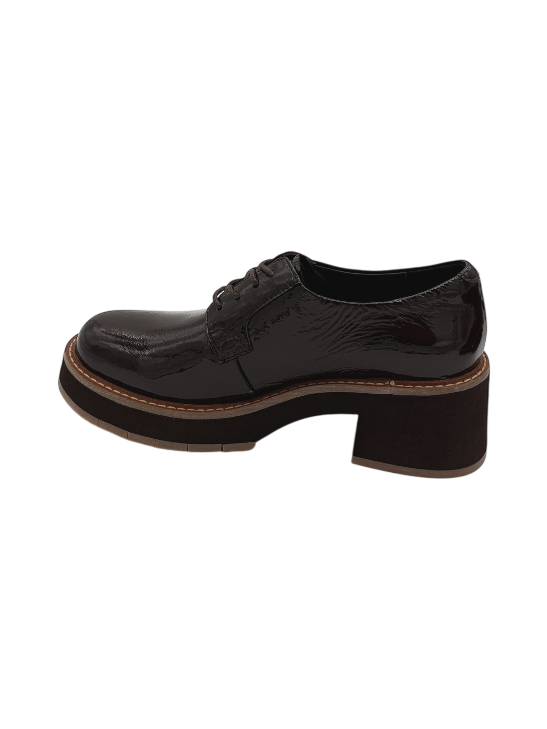 Scarpa pelle donna Miss Olivia Coffee - Paloma D4 -