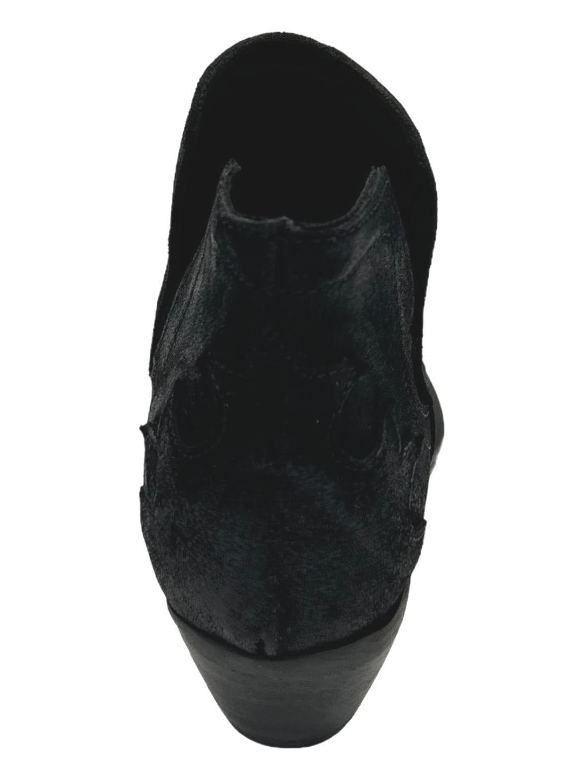 Scarpotto texano Zoe Camoscio Nero - Dakota 04 -
