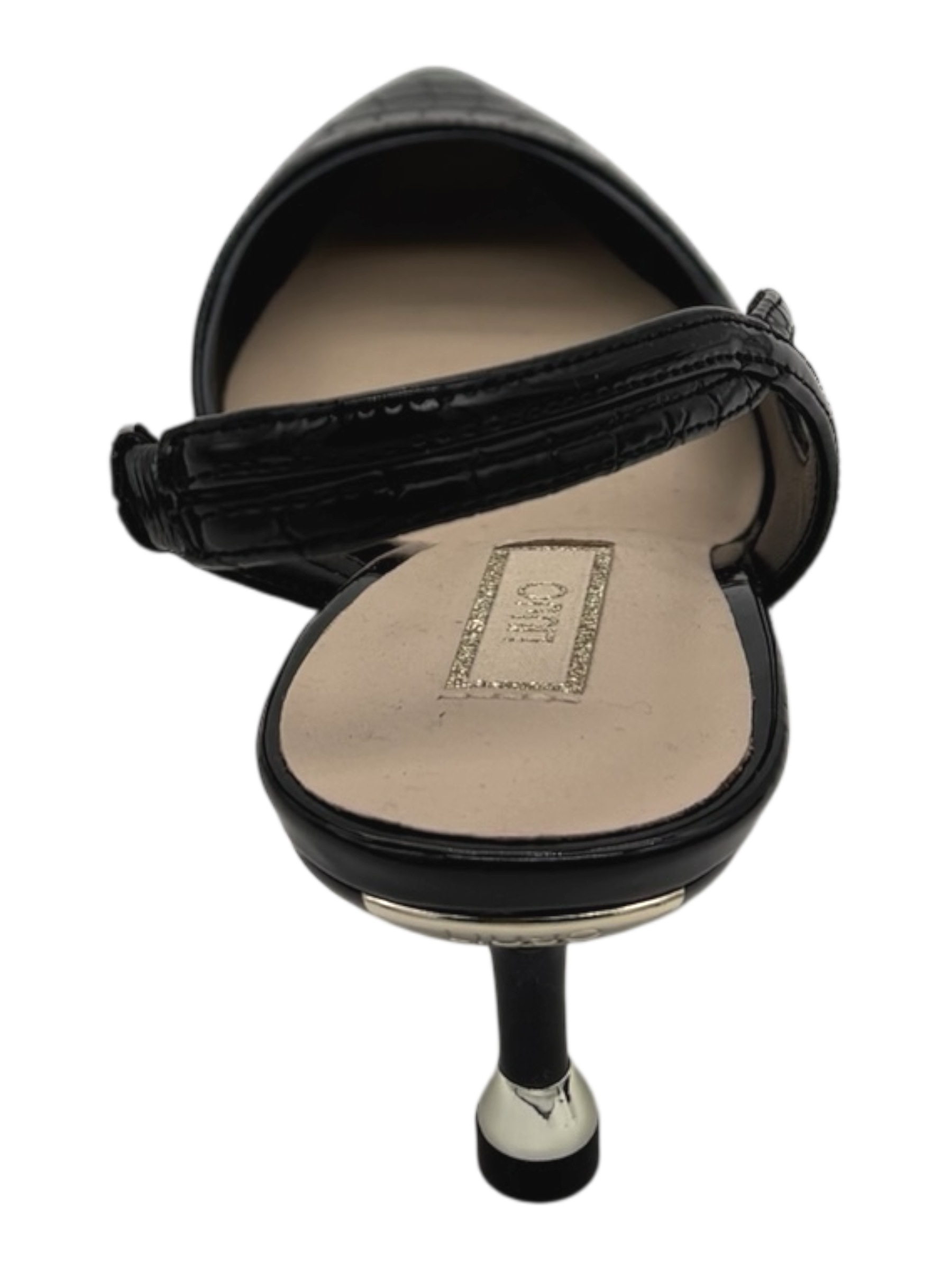 Sling Back in pelle LIUJO Black - Deva 09 -